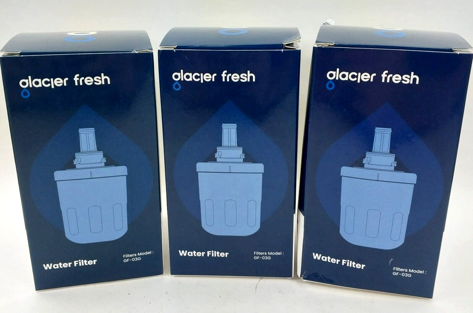 3x Glacier Fresh GF-03G Water Filters Fits Samsung See Pics – Free Shipping