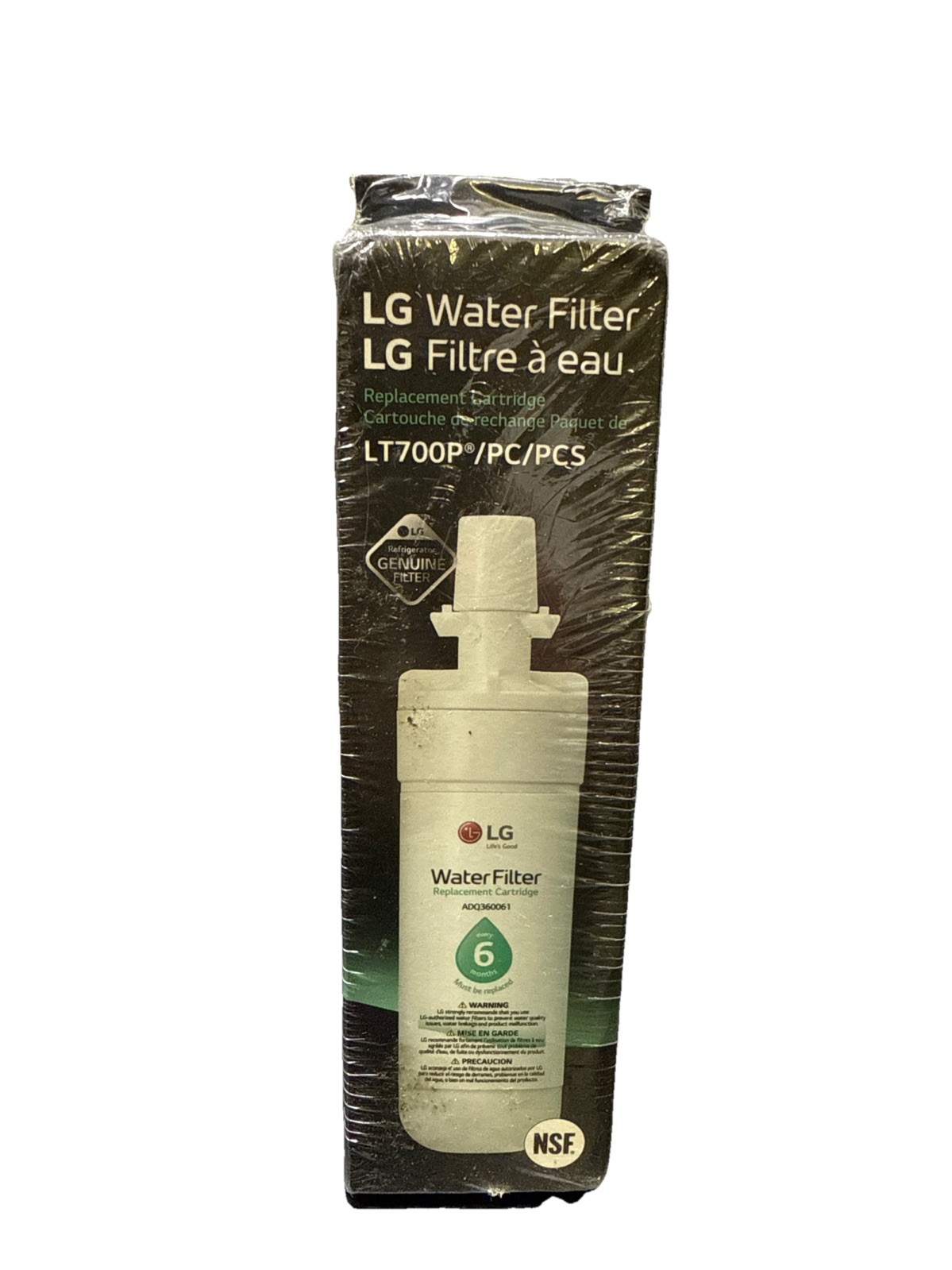 LG LT700P Refrigerator Water Filter 6 Months Replacement | (1-Pack) New