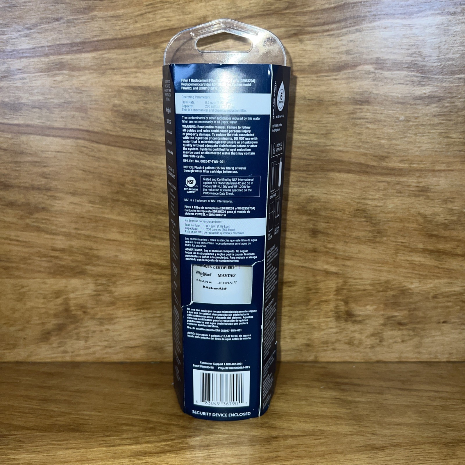 EveryDrop #1 Refrigerator Ice And Water Filter ΕDR1RXD1 NEW SEALED IN SLEEVE