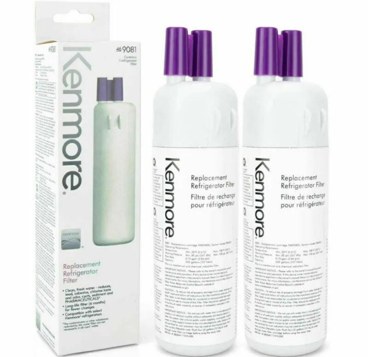 2 Pack 9081 Kenmore 469081 46-9930 Refrigerator &Water Filter Sealed US Stock