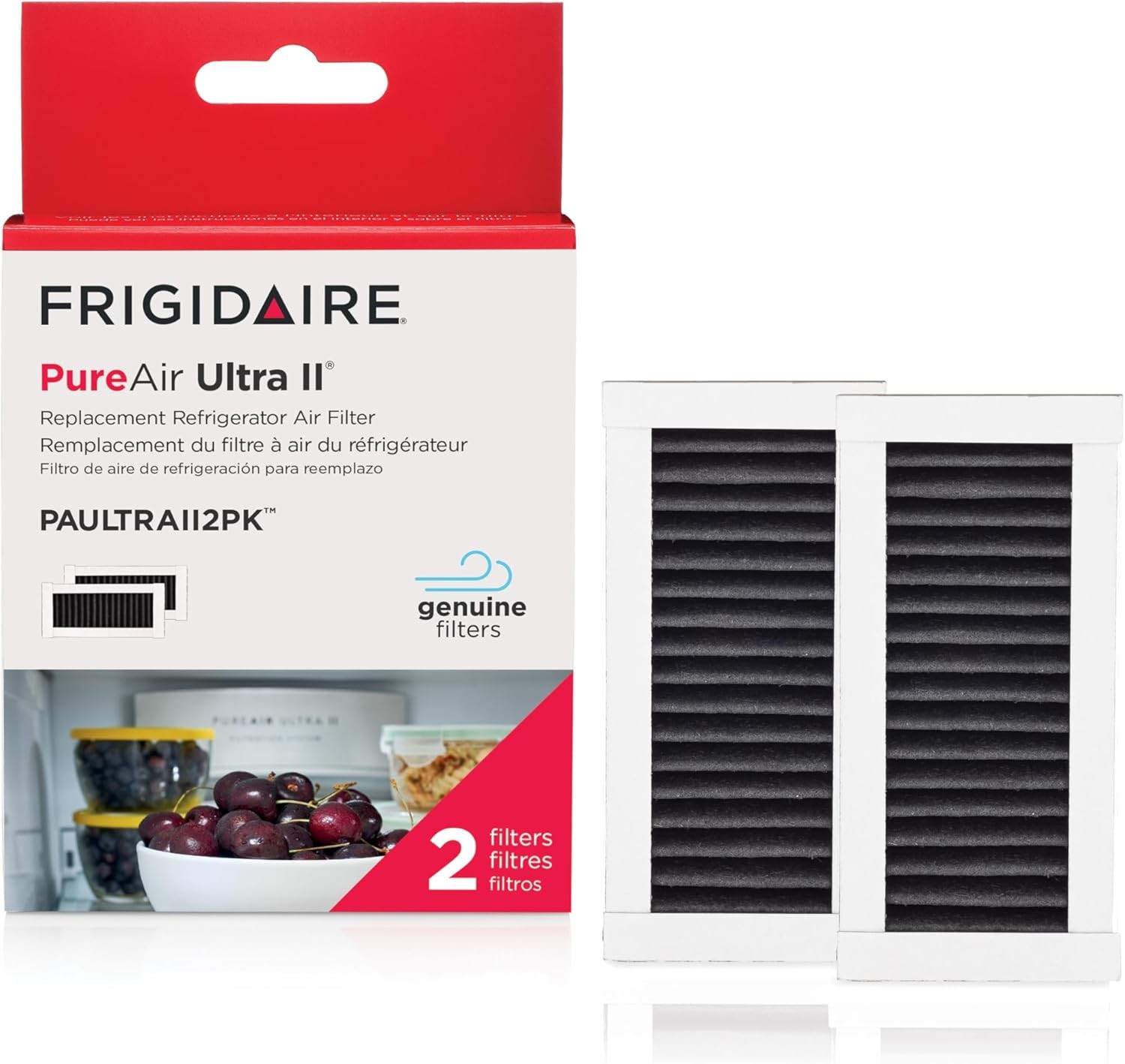 2 Pack PAULTRA2 PureAir Ultra II Air Filter Compatible With Frigidaire PAULTRA2