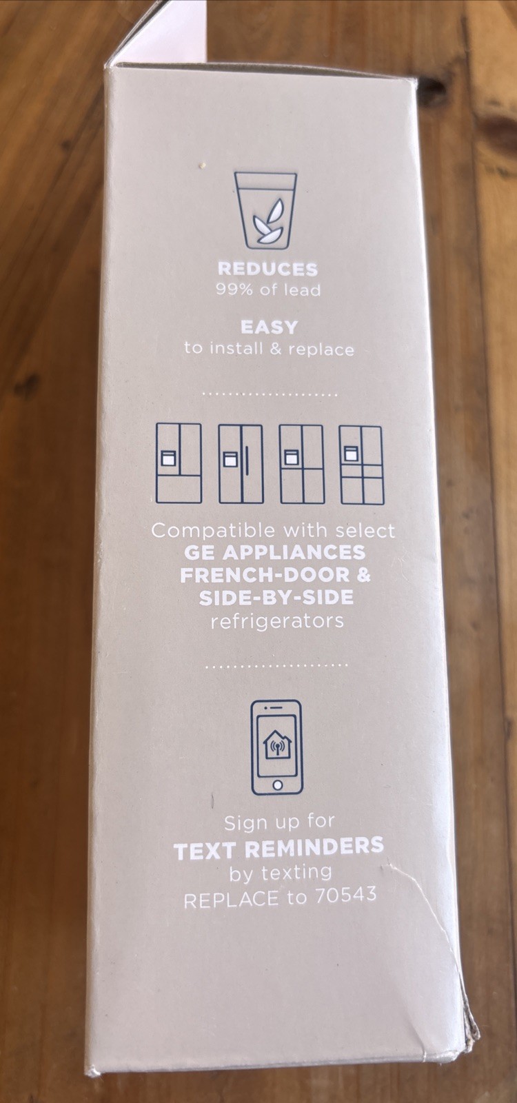 GE XWFE Refrigerator Water Filter – White Without Chip New Filter