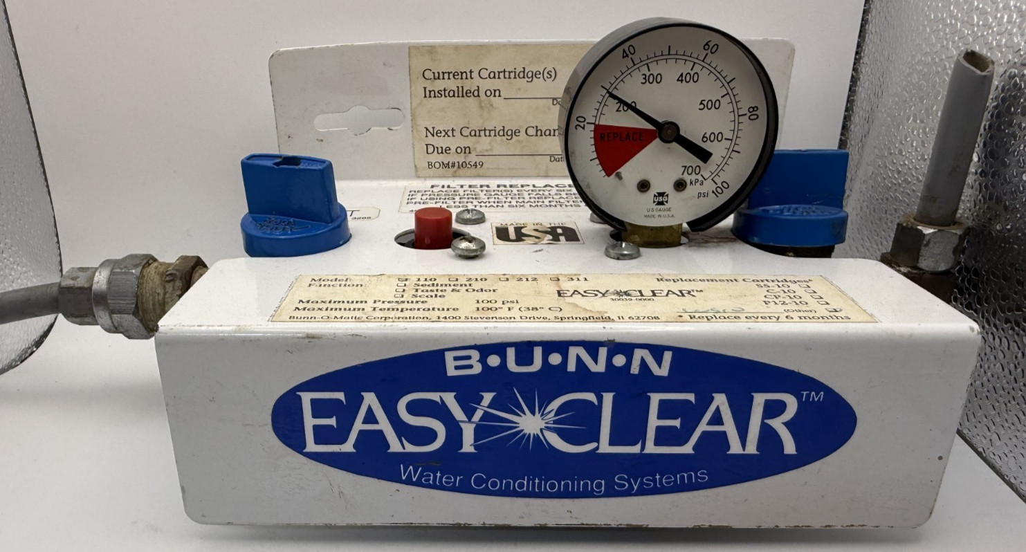 BUNN Easy Clear 110 Commercial Water Filter System 30039-000