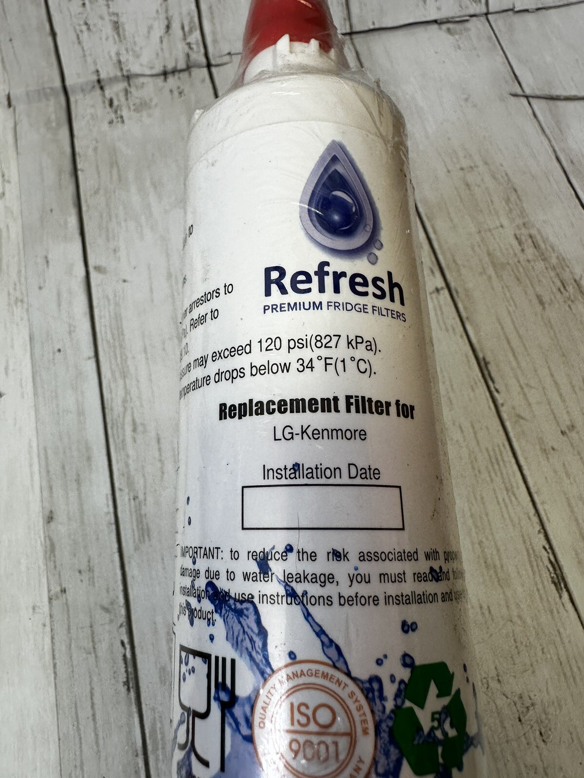 Refresh Refrigerator Water Filter Replacement R-9990 LG Kenmore model-R-9990-S