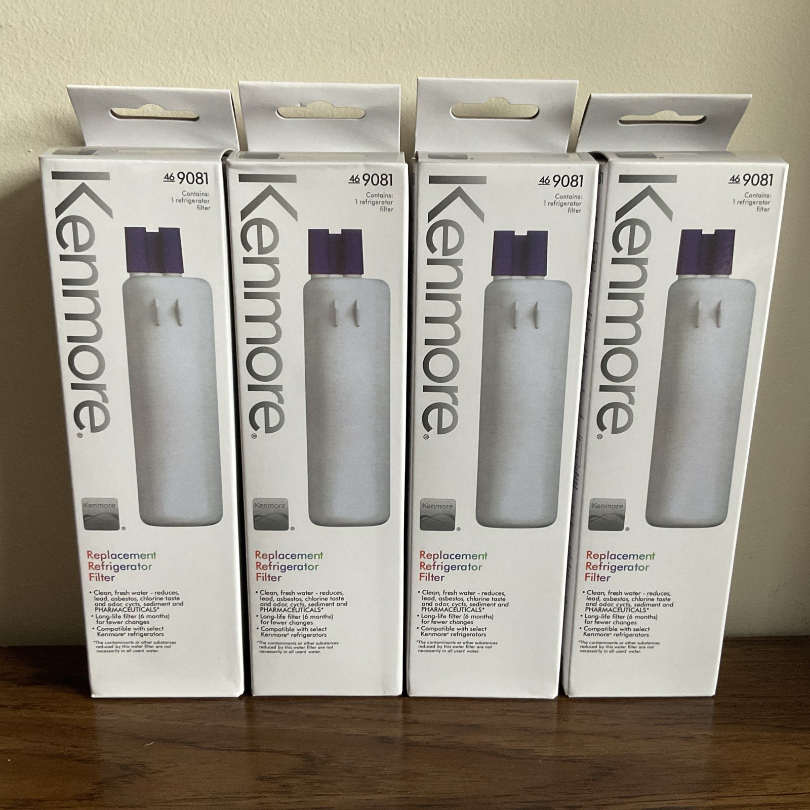 Kenmore 469081 Refrigerator Water Filter 4 pack 9081 new free ship 2 anywhereUSA