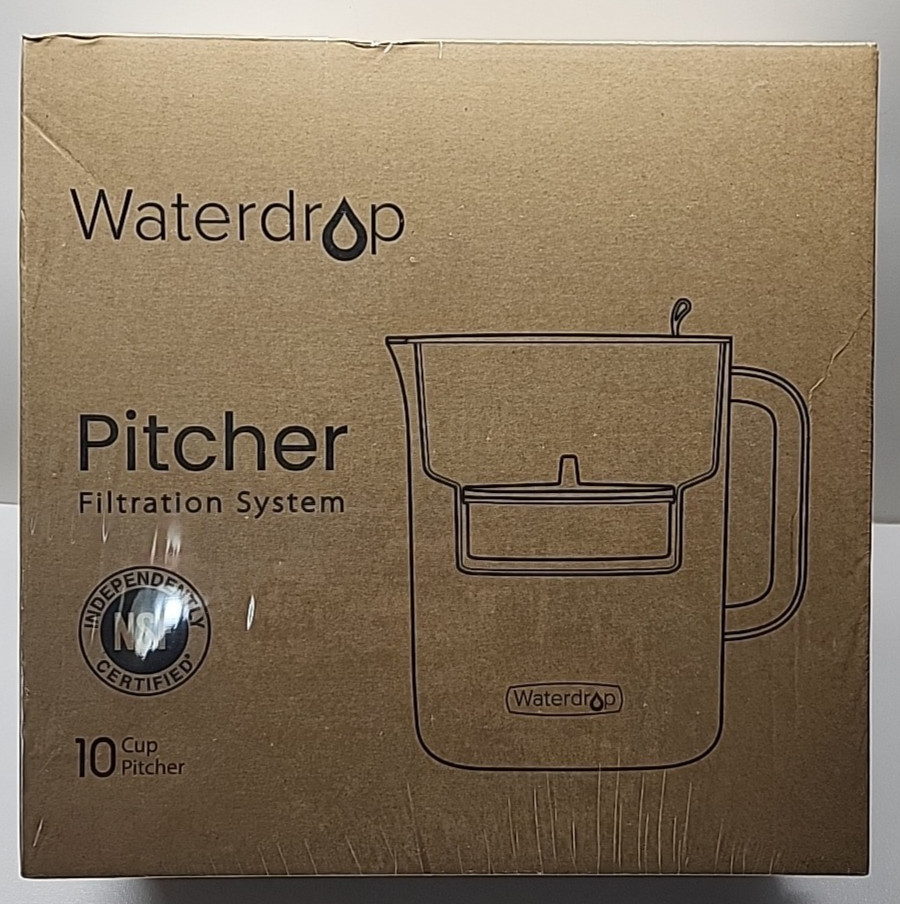 WATERDROP 200 GALLON LONG LIFE 10 CUP PITCHER FILTRATION SYSTEM – WD-PT-61B
