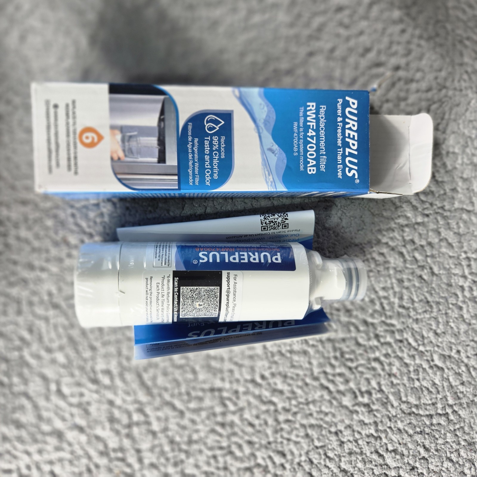 Pureplus RWF4700AC Replacement Refrigerator Water Filter