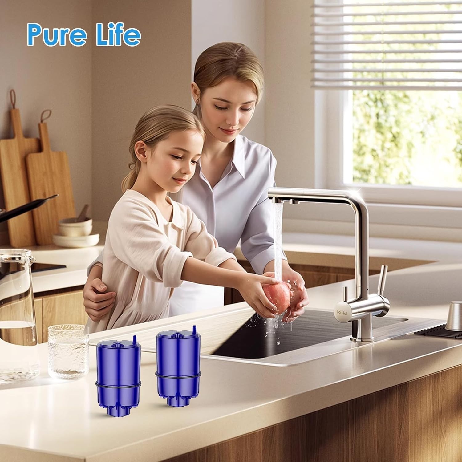Faucet Water Filter Replacement Fit for All PUR, for PUR plus Faucet Filtration