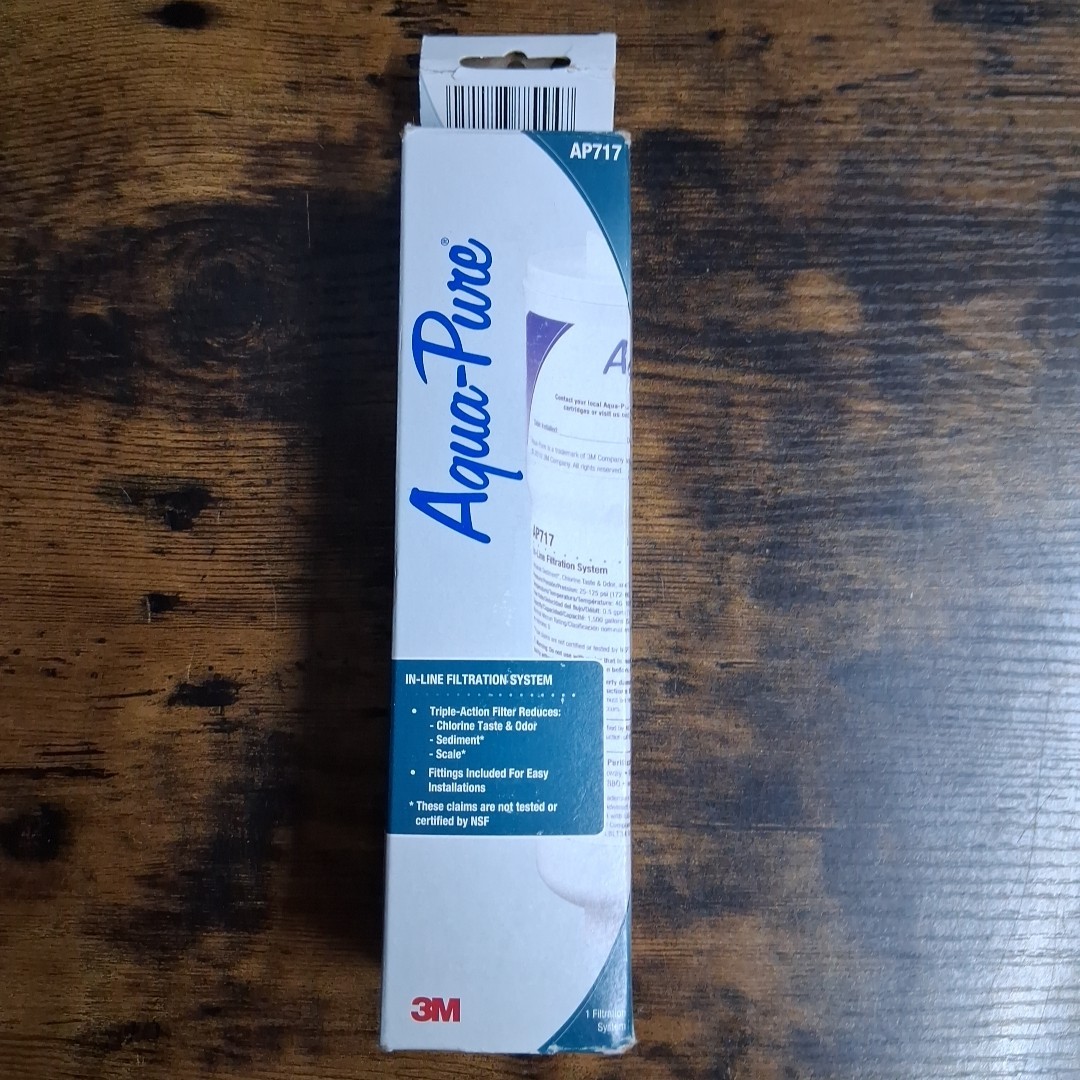 Aqua-Pure AP717 In-Line Water Filter, Chlorine, Sediment Removal, 1,500 gal