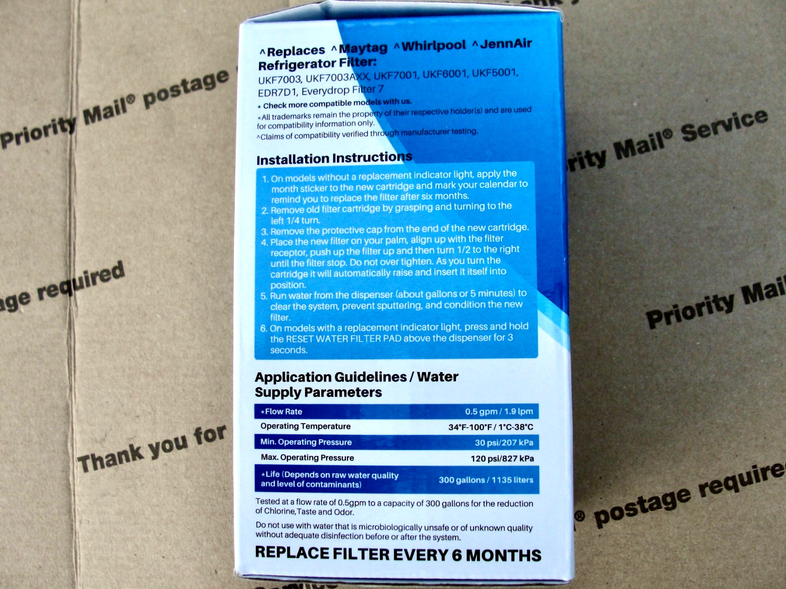 Icepure For Whirlpool EDR7D1 Maytag UKF7003, RWF1600A Water Filter FREE SHIPPING