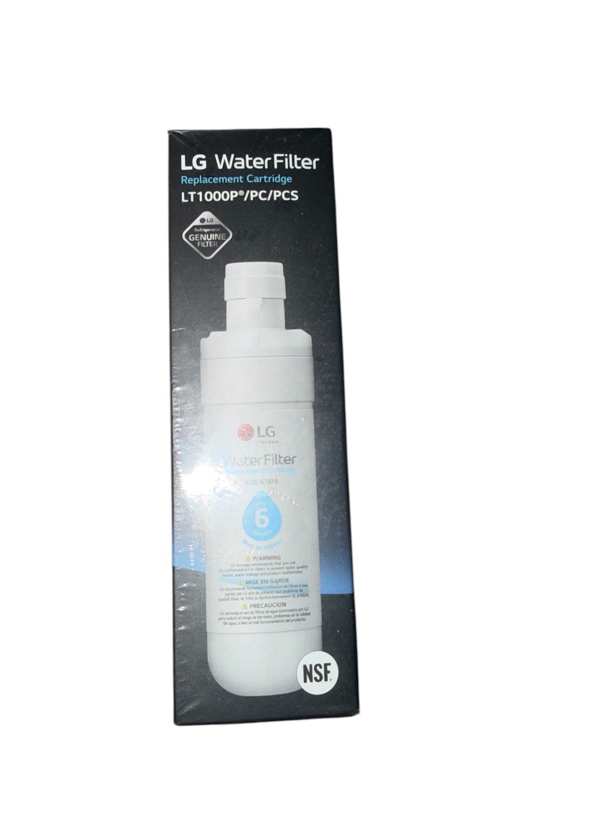 LG LT1000P Water Filter Replacement Cartridge LT1000PC/PCS – NSF