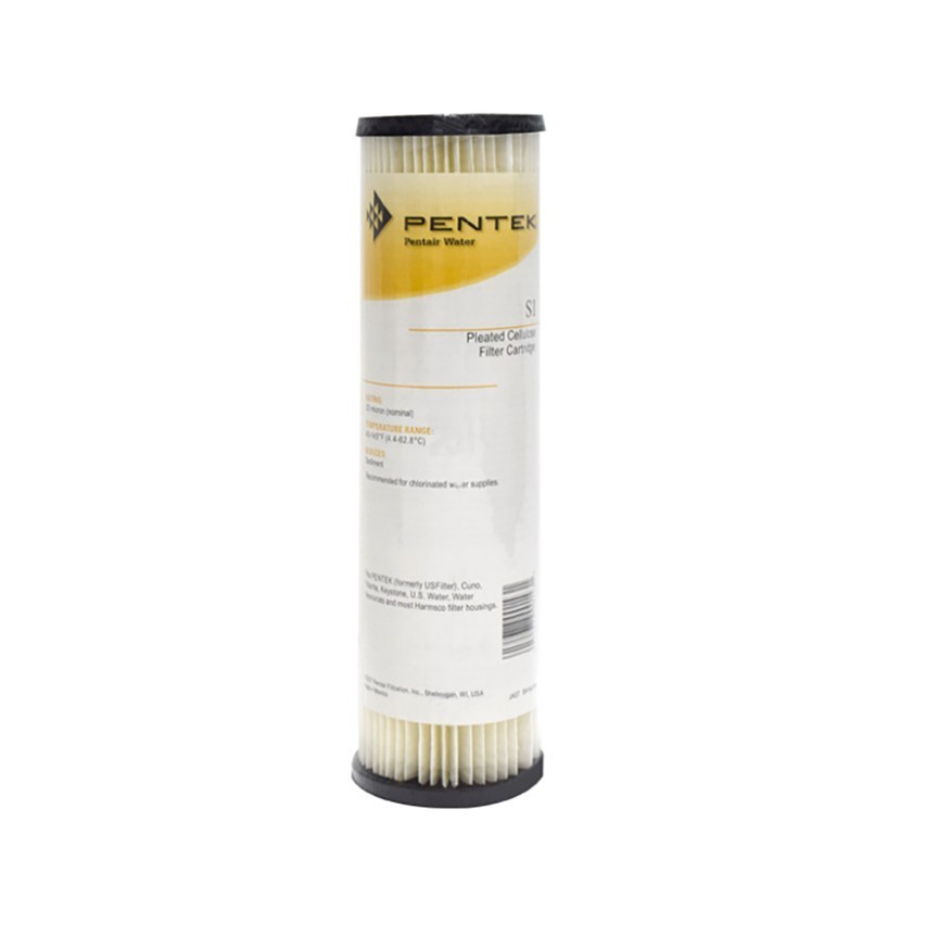 Filtertech S1 PENTEK Series Pleated Cellulose Cartridges 248mm(9.8in) 20um 45LPM