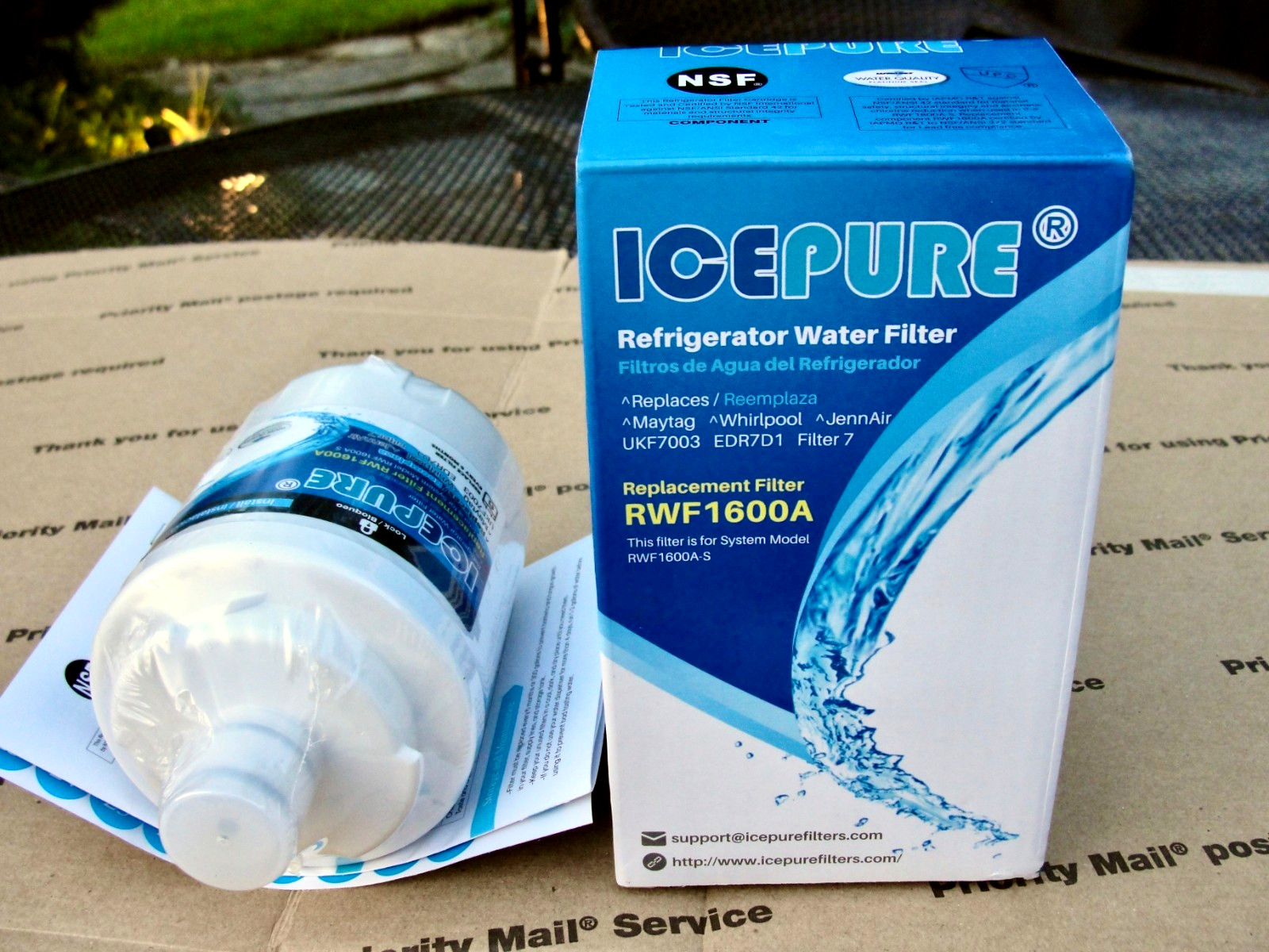 Icepure For Whirlpool EDR7D1 Maytag UKF7003, RWF1600A Water Filter FREE SHIPPING