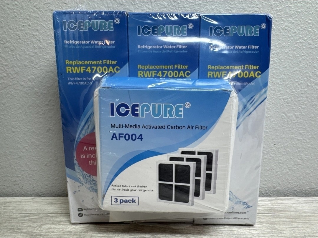 RWF4700AC Water Filter Fit for LT1000P, ADQ747935, LMXS28626D, LT1000PC 3PACK!