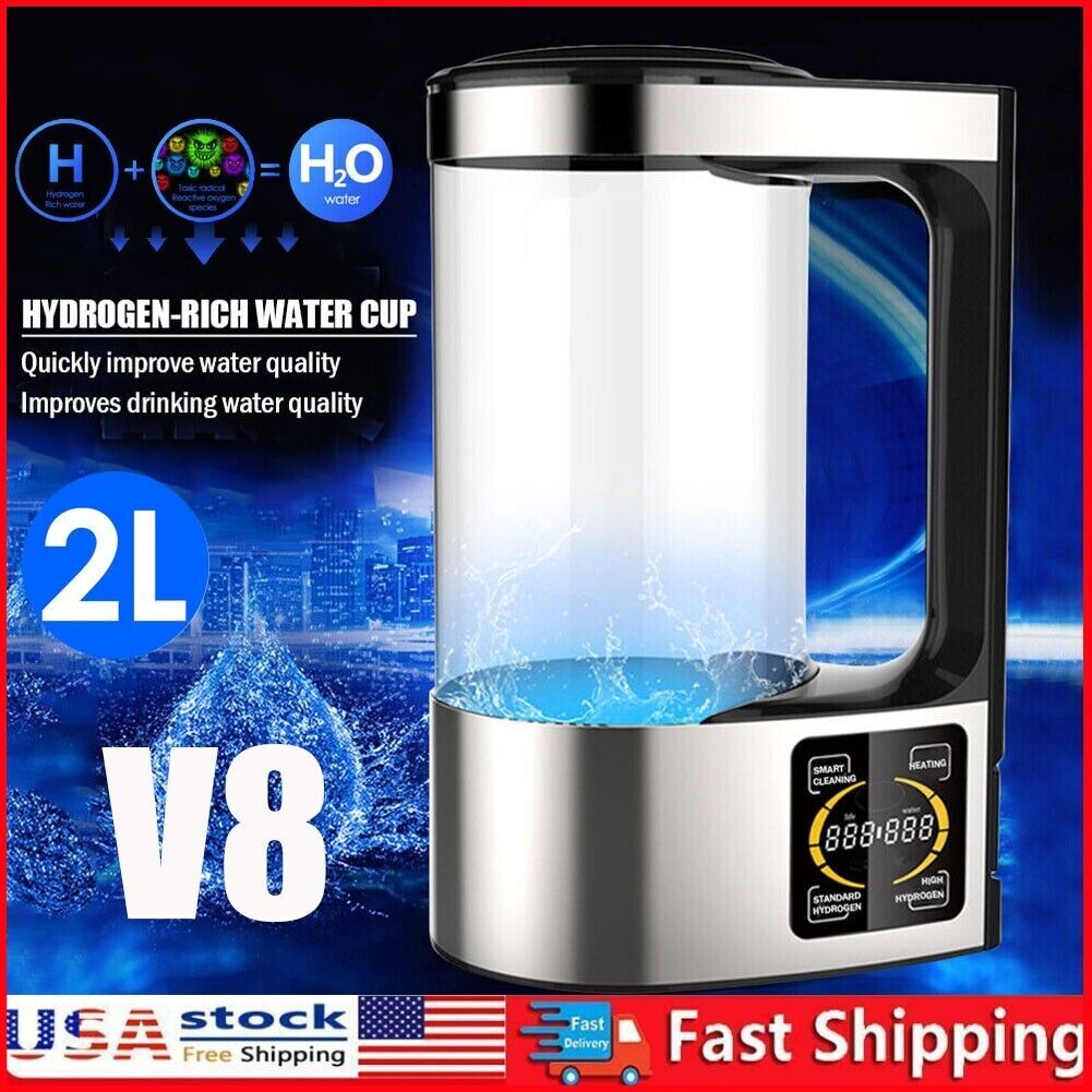 Hydrogen Water Machine Generator Rich Hydrogen Water Ionizer Generator Kettle 2L