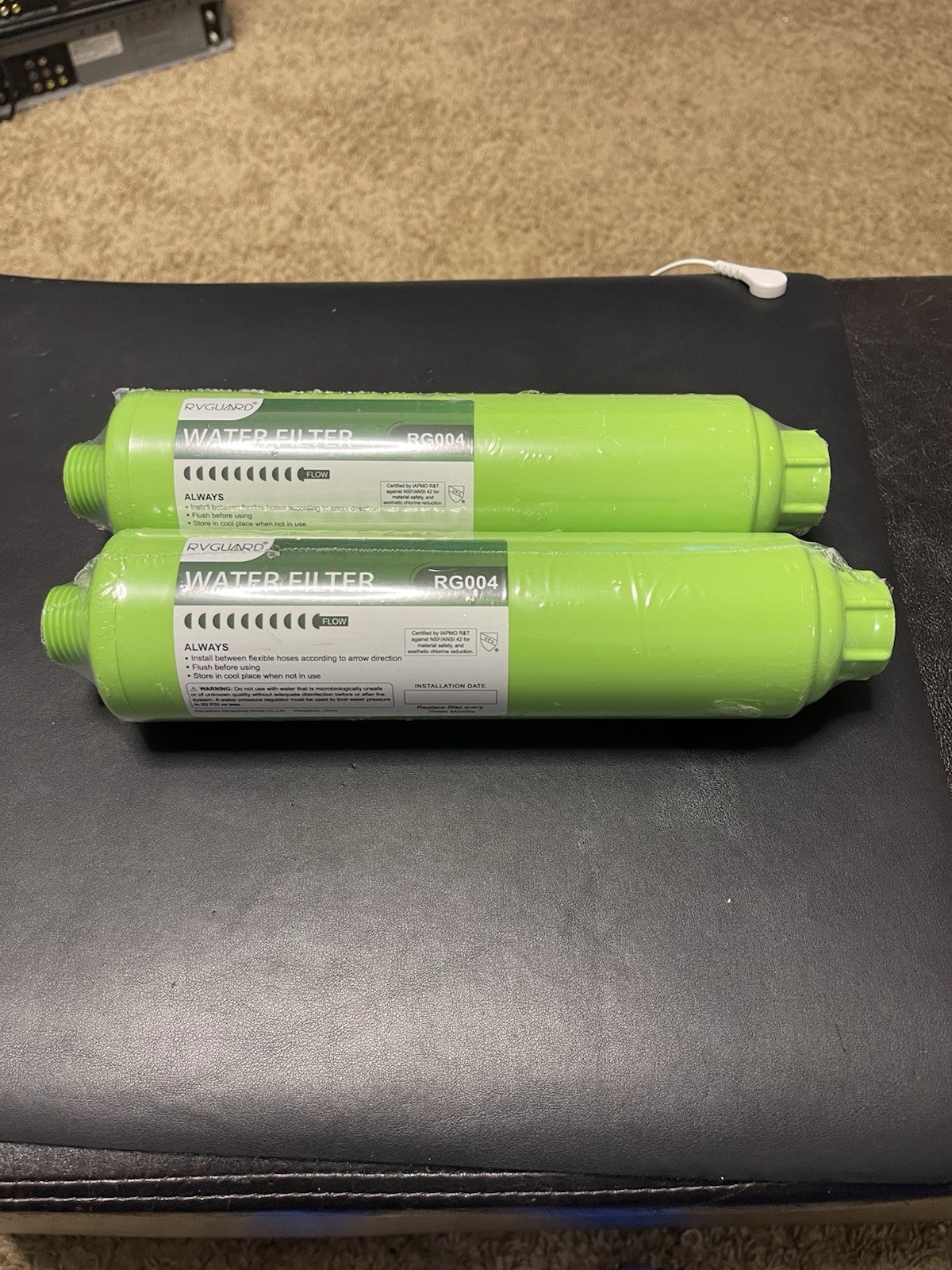 Lot of 2 RVGuard Water Filters (RG004) – New, Sealed FREE SHIP