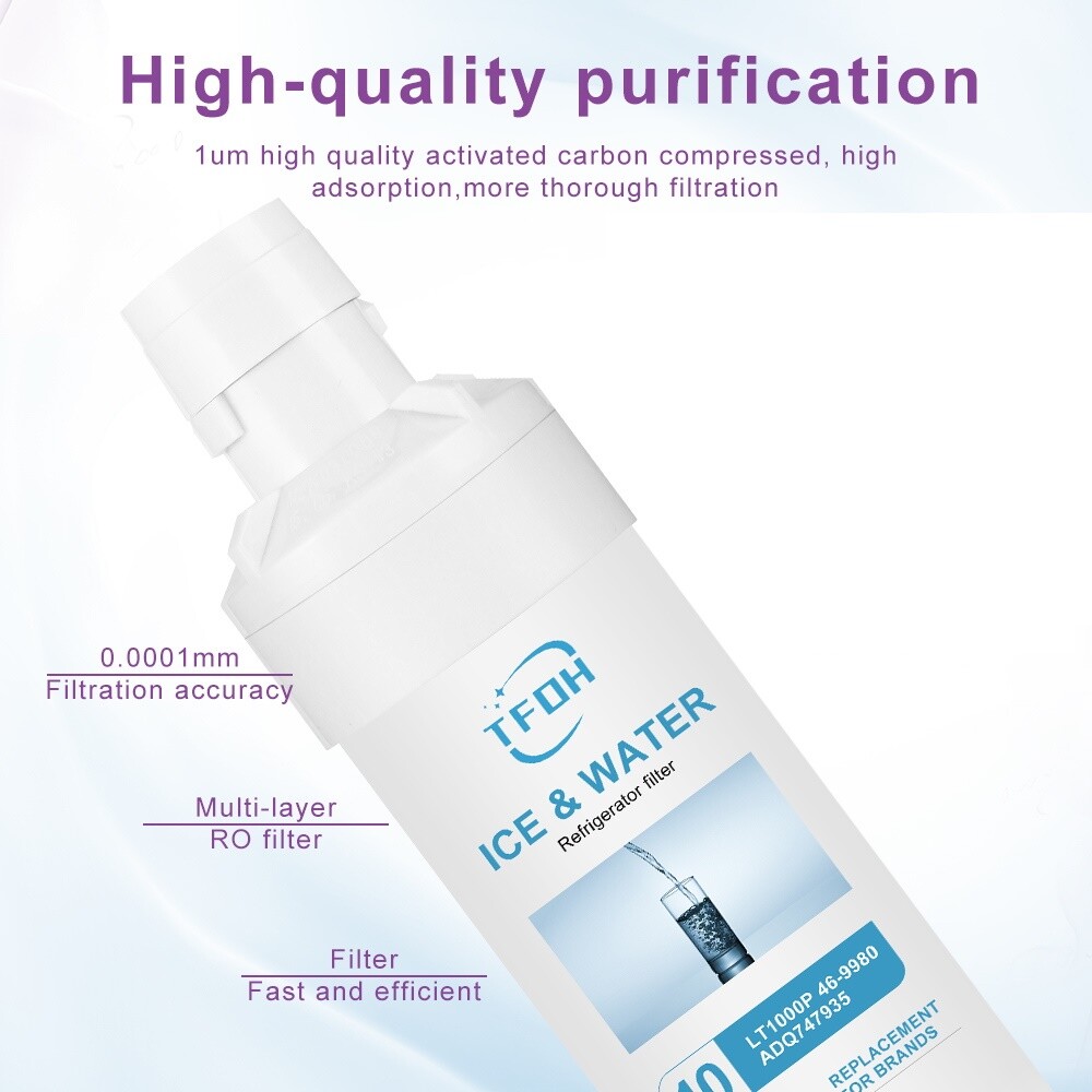 TFOH Replacement for LG® LT1000P® ADQ74793501 Refrigerator Water Filter