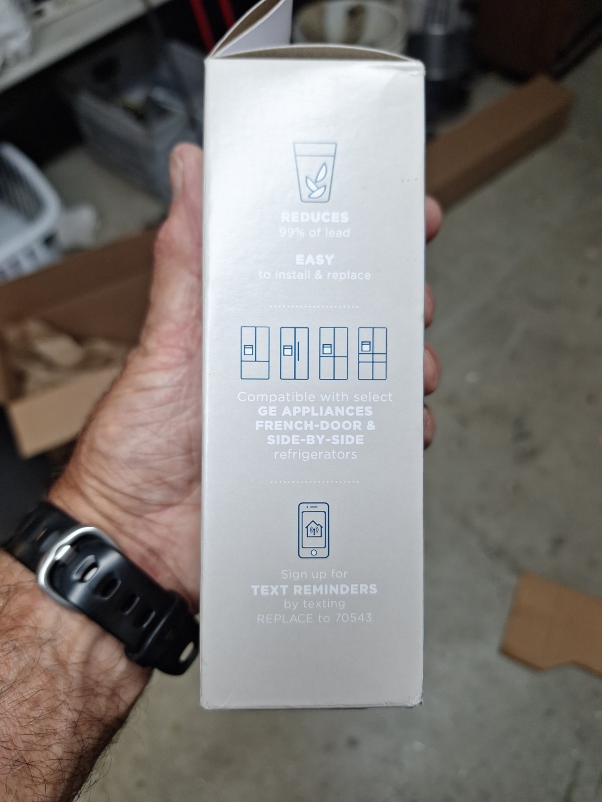 NEW Genuine GE XWFE Refrigerator Filter NO CHIP Fit French Door Or Side By Sides