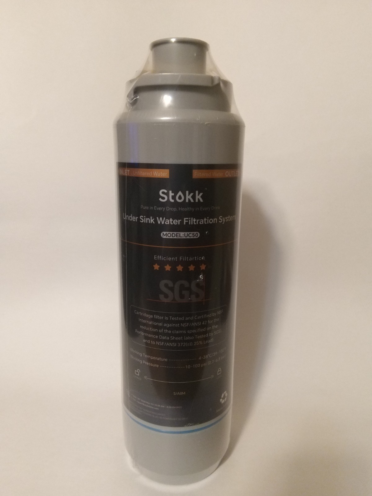 Stokk UC50 SGS Under Sink Water Filtration System Filter
