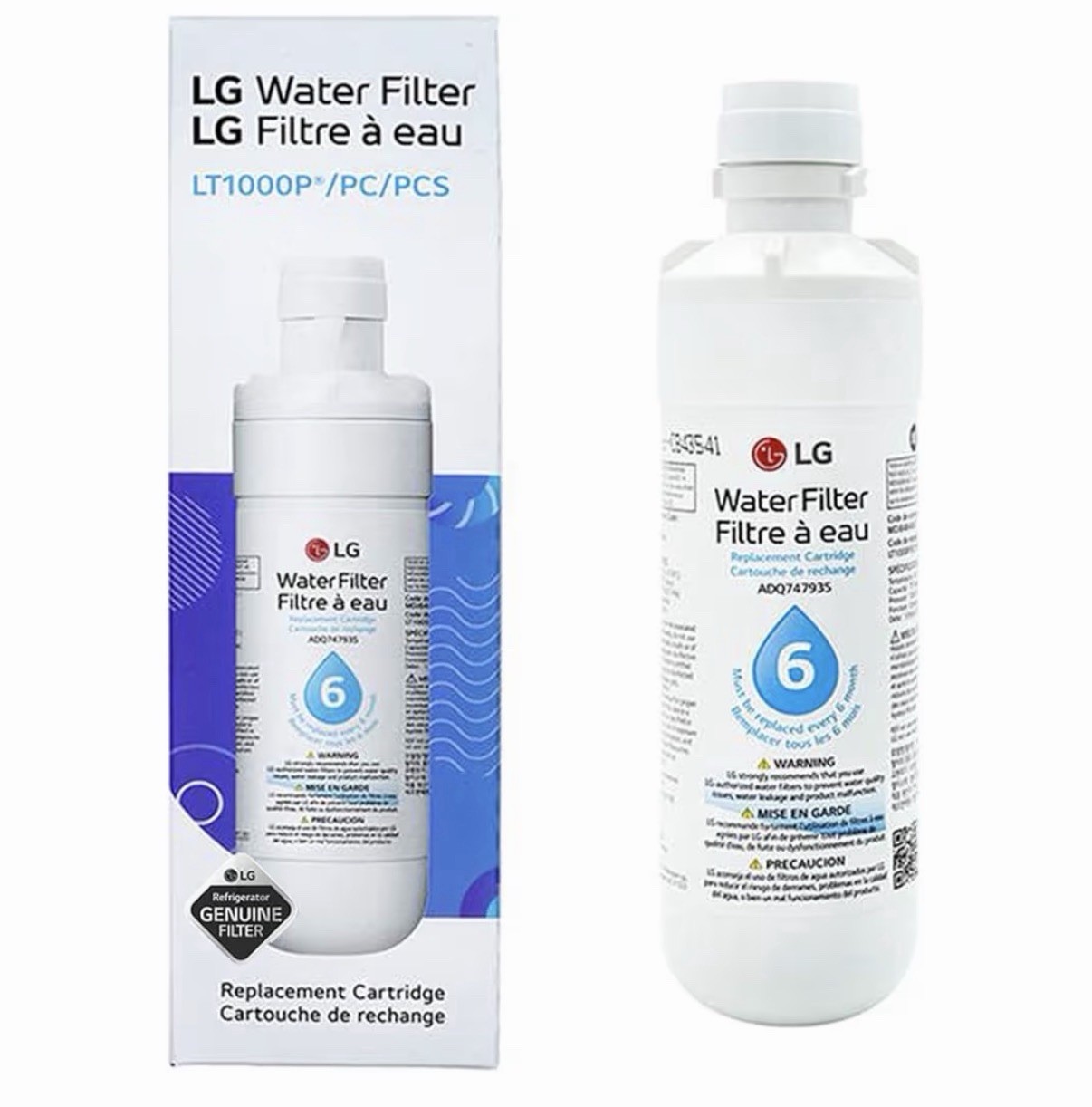 LG LT1000P – 6 Month / 200Gal Capacity Replacement Refrigerator Water Filter $49