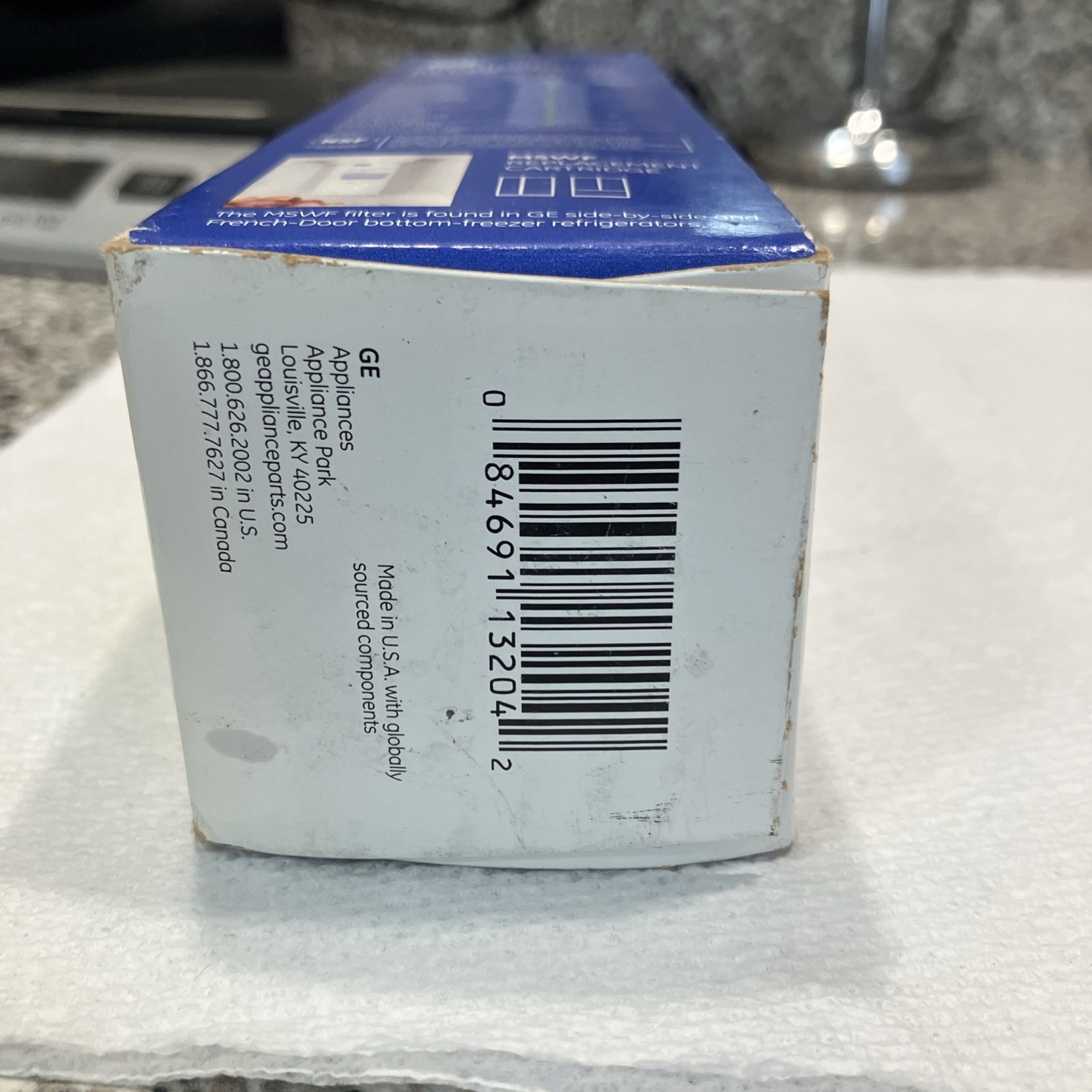 1 GE Genuine MSWF SmartWater Refrigerator Water Ice Filter Cartridge OEM SEALED