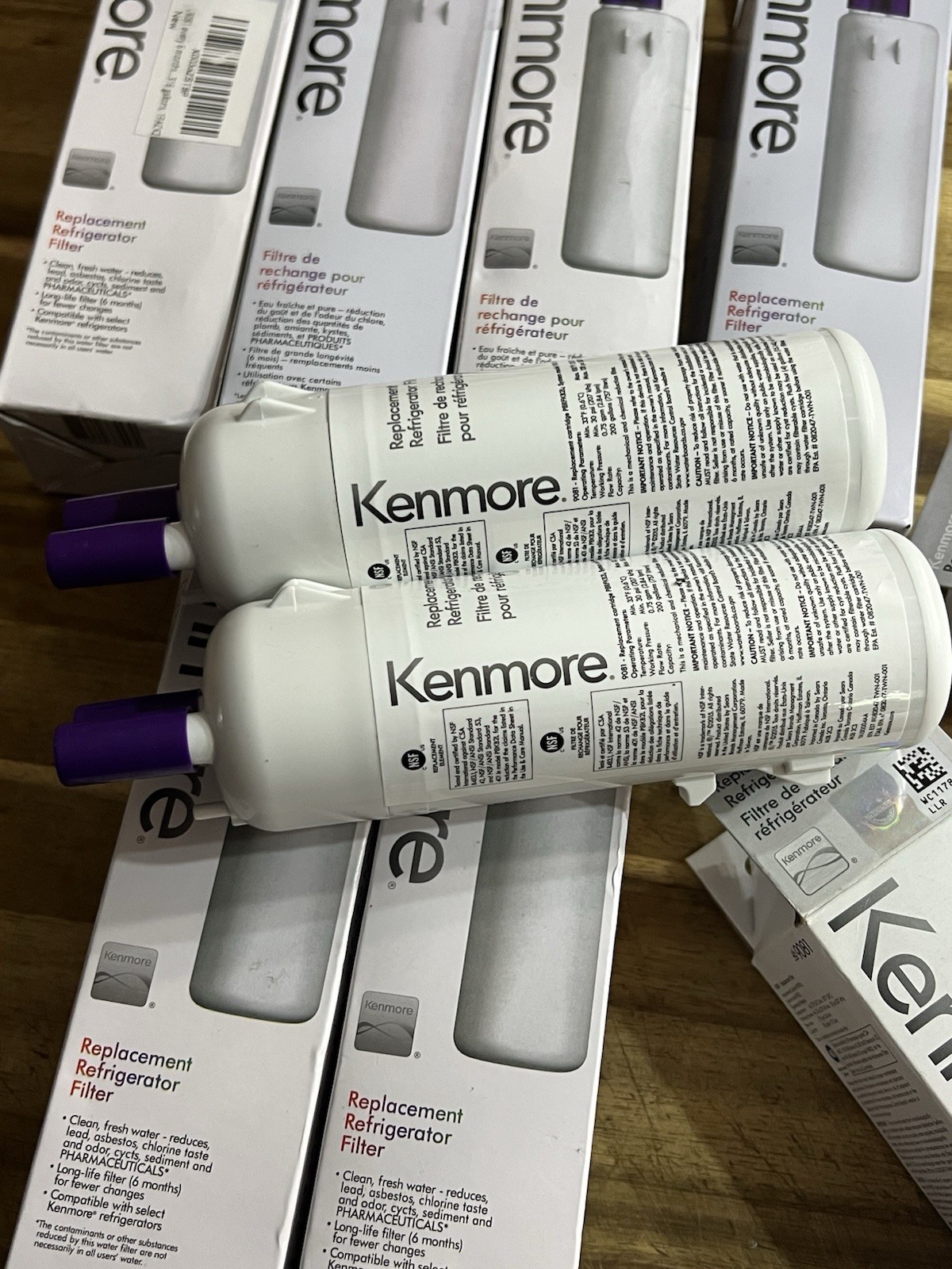 Lot of 8 Kenmore 9081 Replacement Refrigerator Water Filter 46-9081(2 unsealed)