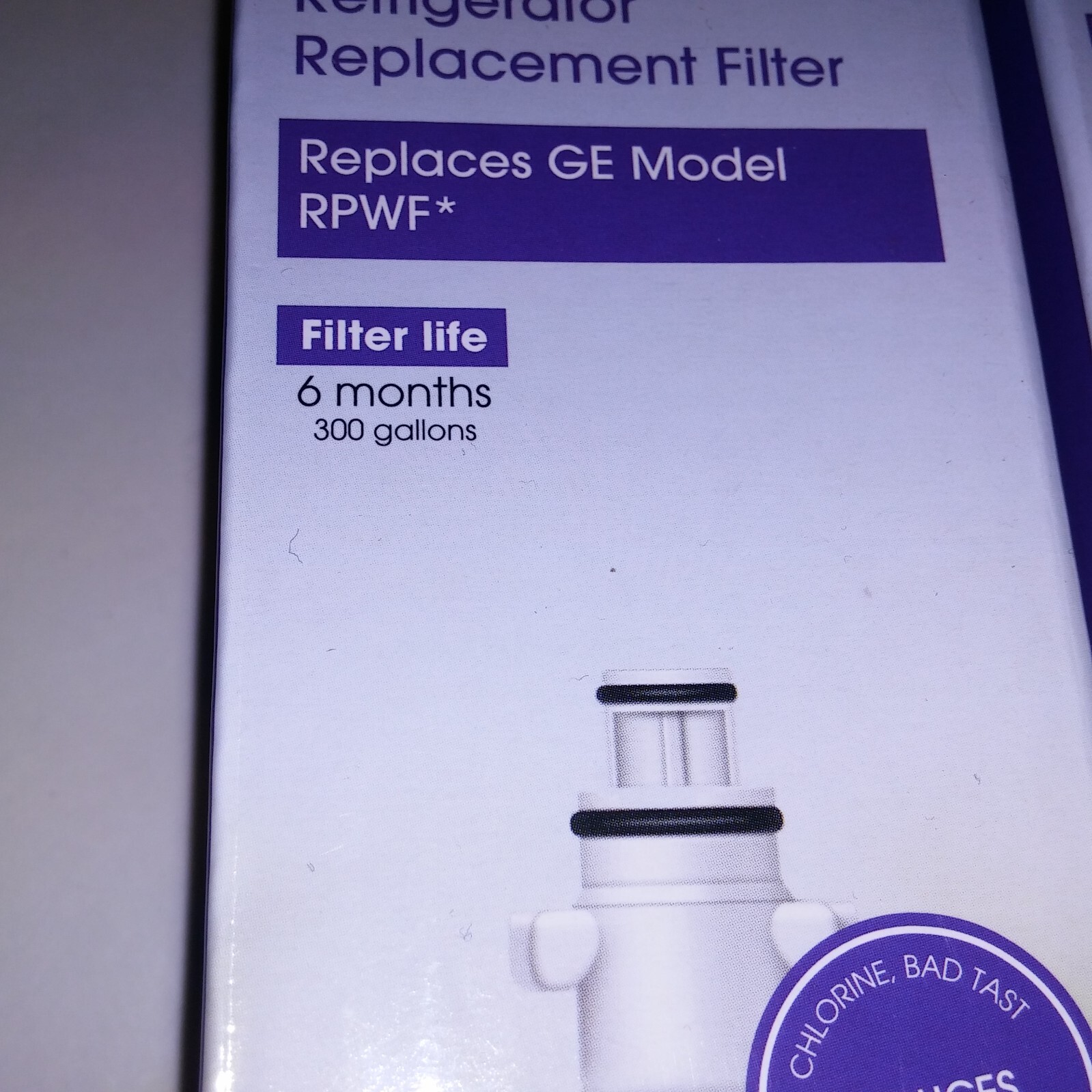 Set of 2 Great Value Refrigerator Water Filter Replacement GE Compatible Model