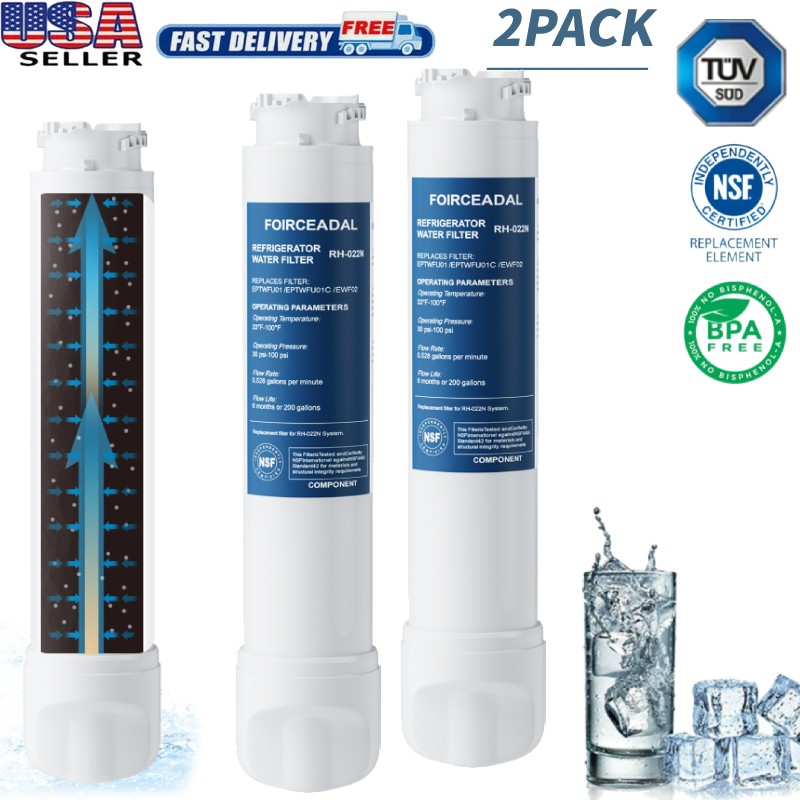 2X FOR Frigidaire EPTWFU01 Pure Source Ultra II Refrigerator Water Filter