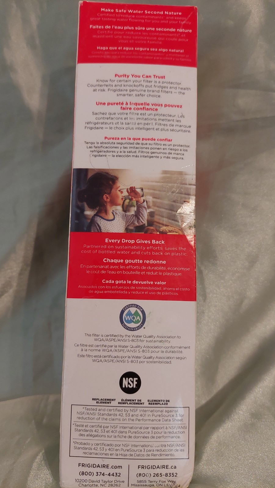 (1) Genuine Frigidaire Puresource3 Refrigerator Water Filter – WF3CB Brand New
