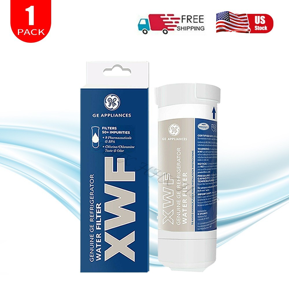 New Sealed GE XWF Refrigerator Water Filter Replacement XWF Appliances, 1~4 Pack