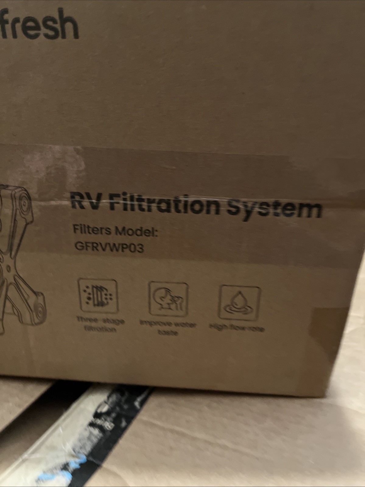 Glacier Fresh Replacement for Technology RV Water Filtration System 3-Stage RVWP