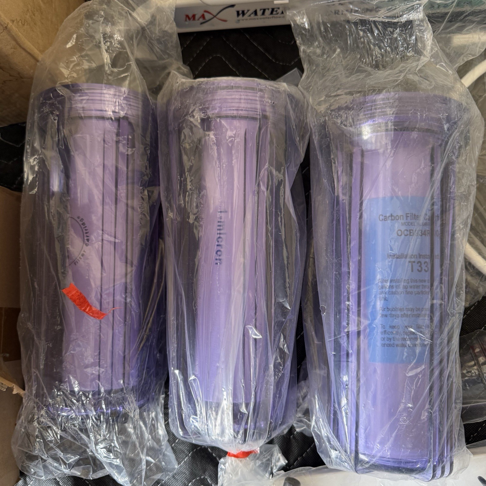 5 Stage Kitchen Home Drinking Reverse Osmosis System RO MAX Water Filters 50 GPD