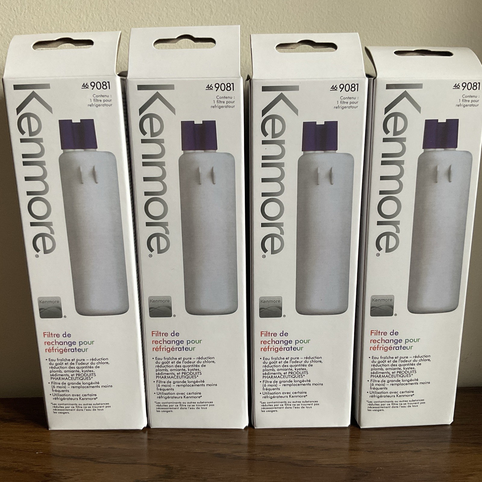 Kenmore 469081 Refrigerator Water Filter 4 pack 9081 new free ship 2 anywhereUSA
