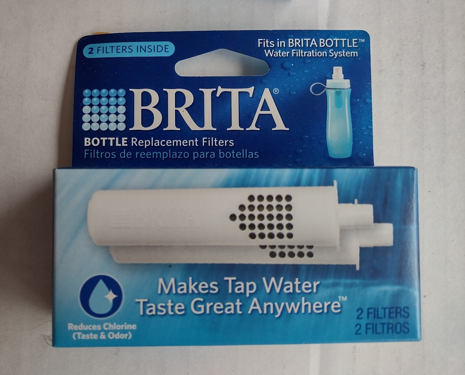 Brita Bottle Replacement Filters, 2 Packs With 2 Filters In Each Pack. NEW