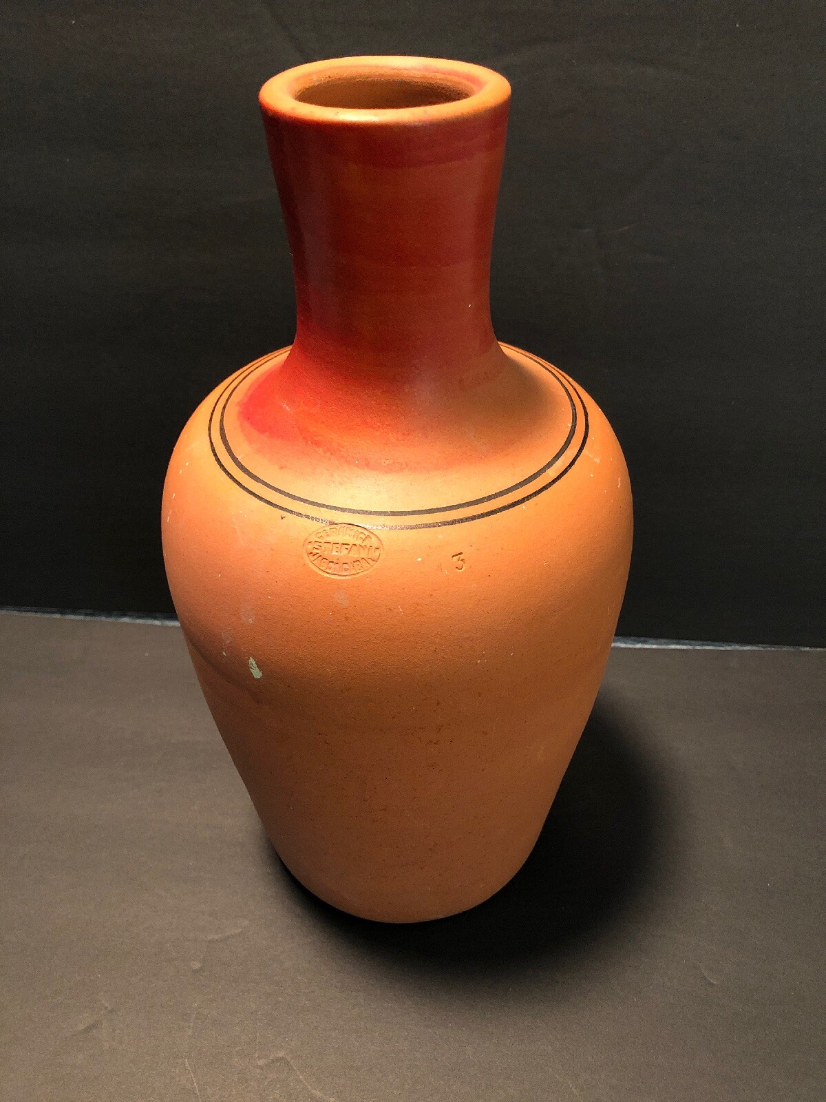Cerâmica Stéfani Terracotta Brazilian Water Jug Crock 12” Made In Brazil
