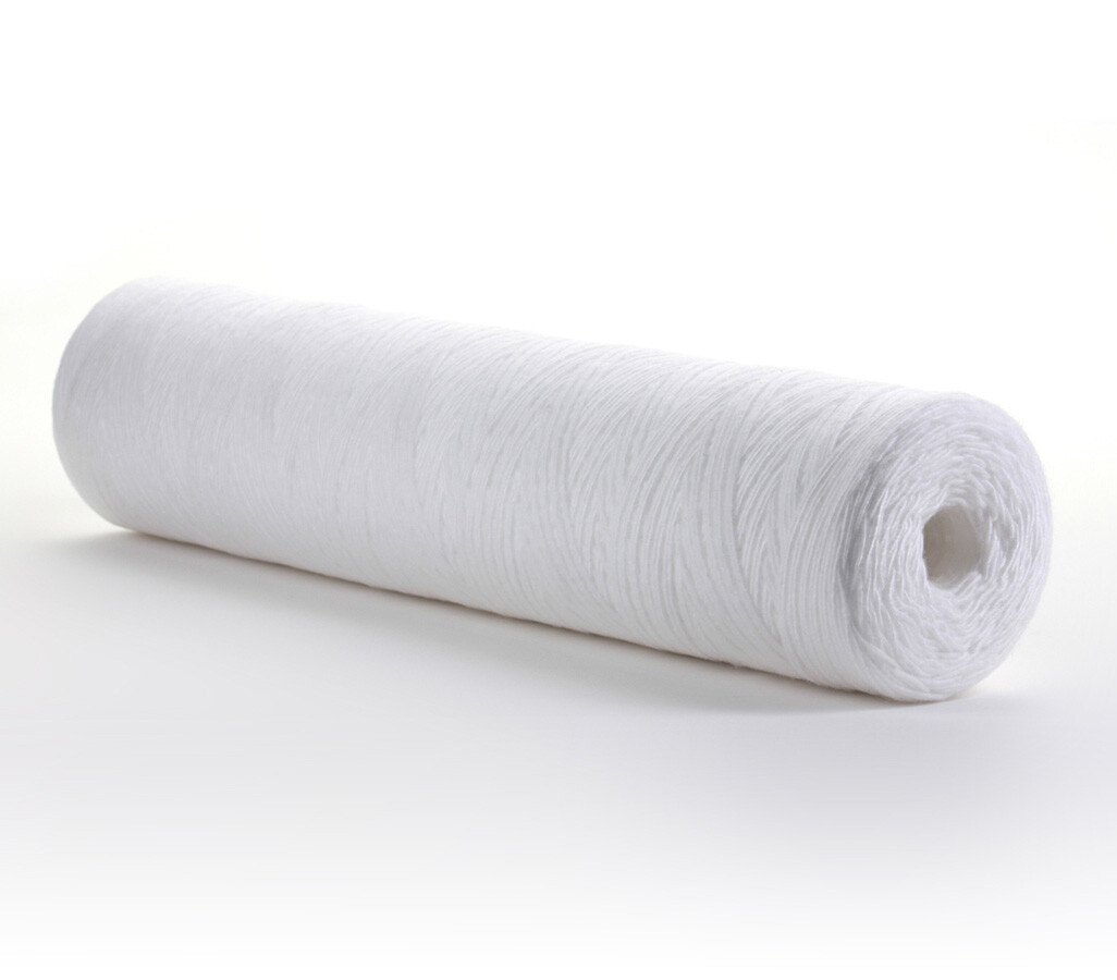 Sediment String Wound Water Filter Cartridge Whole House Commercial 10 μm BB 20″