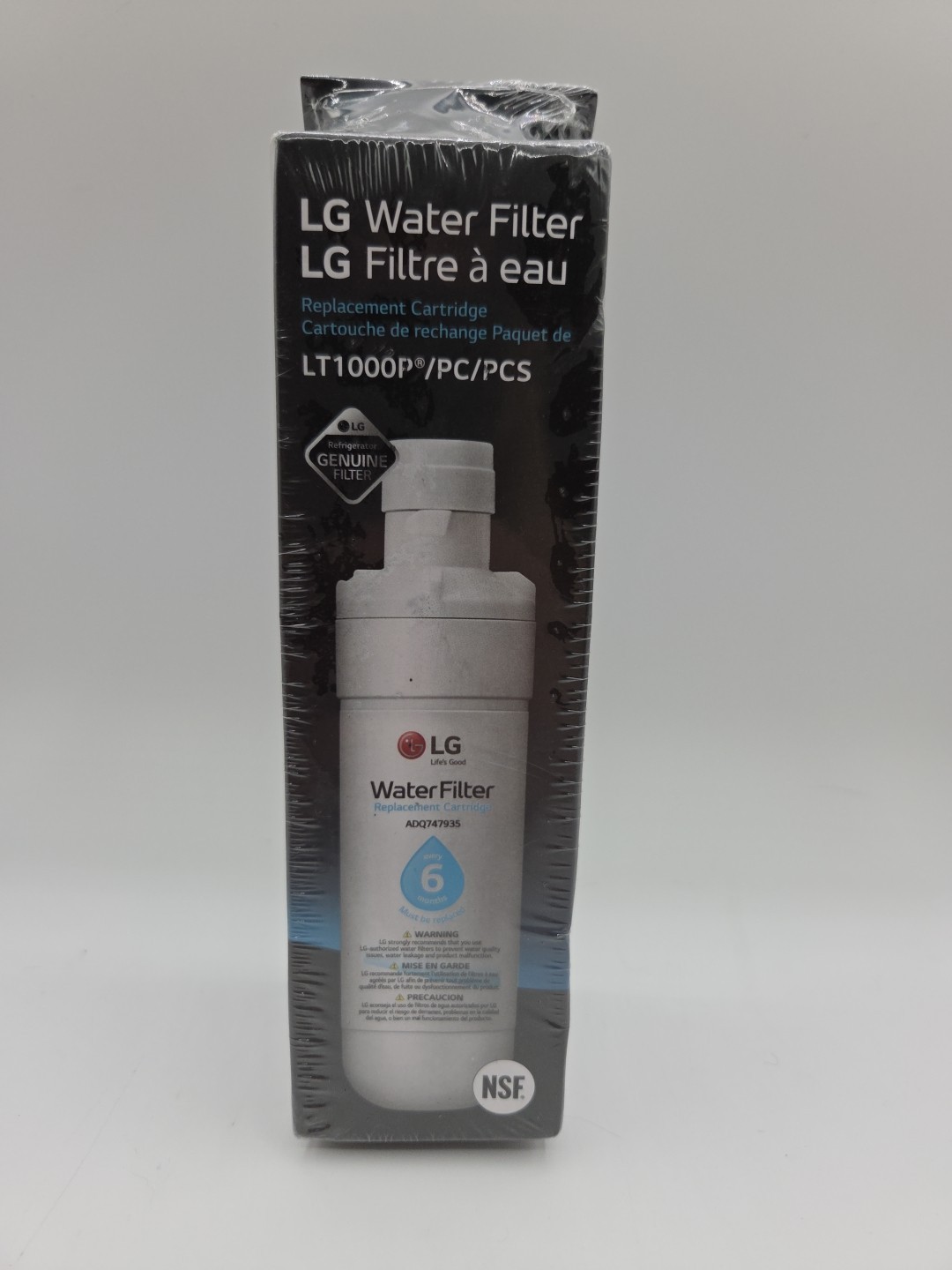 LG LT1000P Genuine Refrigerator Refresh Ice Water Filter ADQ747935 US