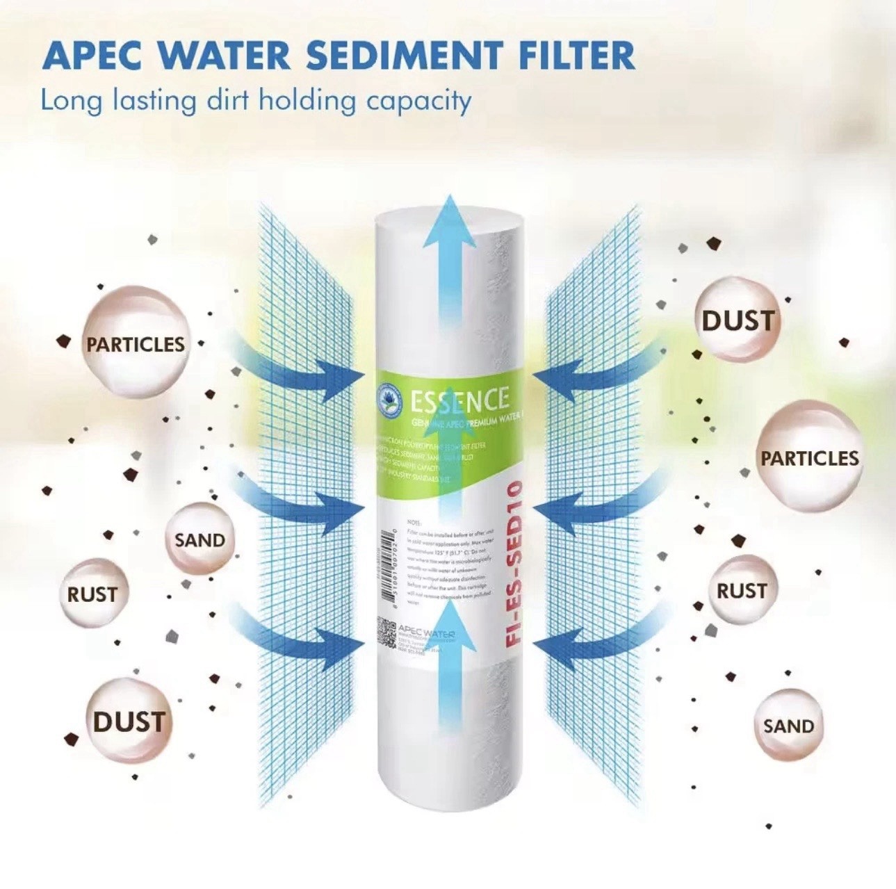 Essence 10 In. Standard Capacity 3-Stage Replacement Pre-Filter Set