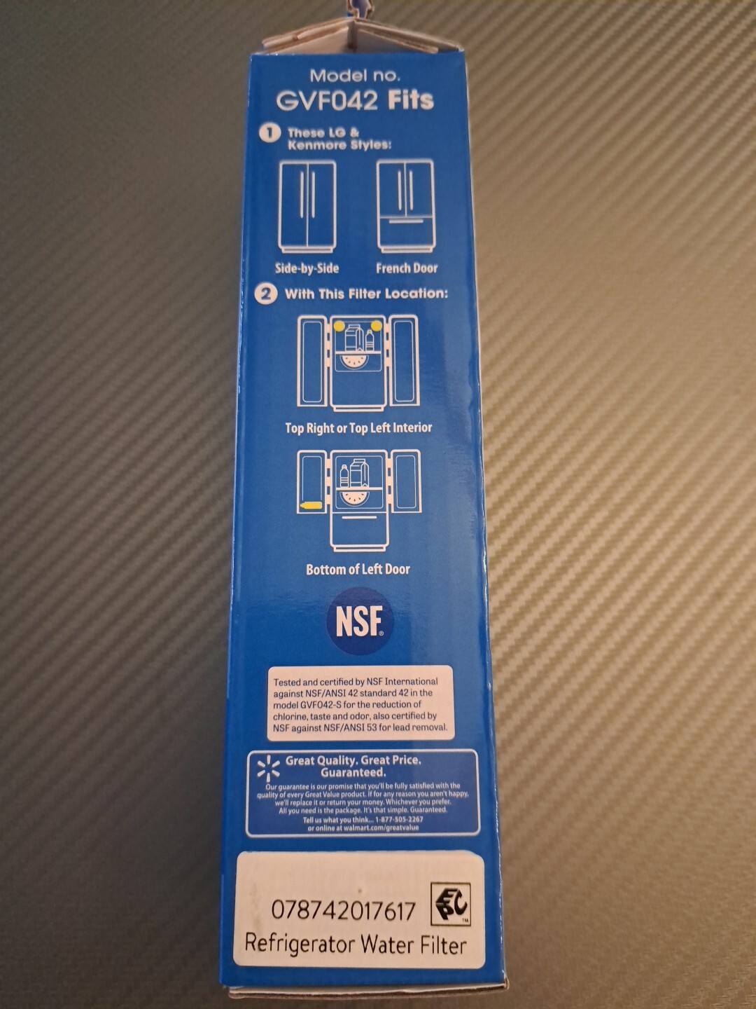 Replacement Water Filter Great Value LG Models LT800P 6 months 300 Gallons NEW