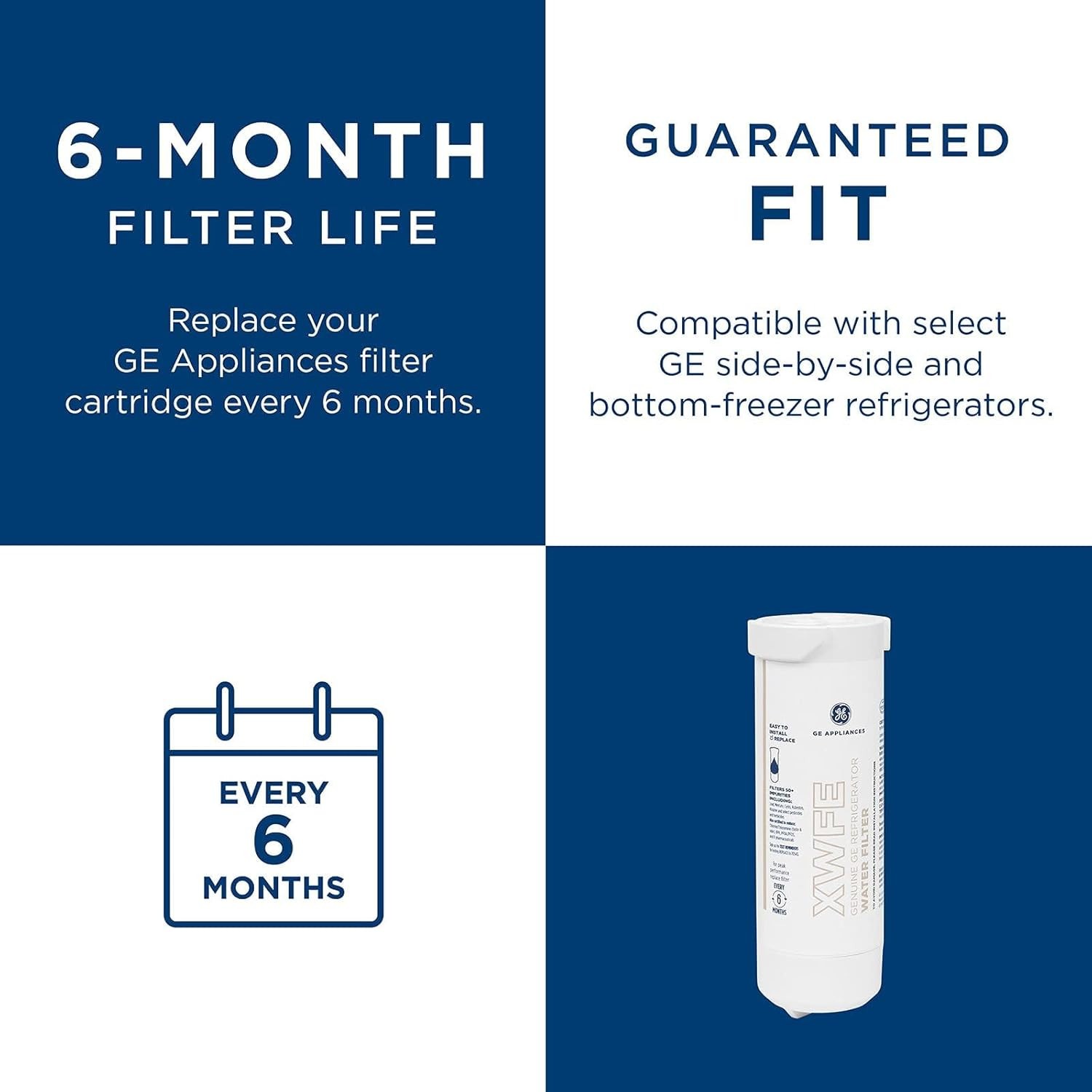 XWFE Water Filter Replacement for GΕ XWFE Water Filter-1 PACK