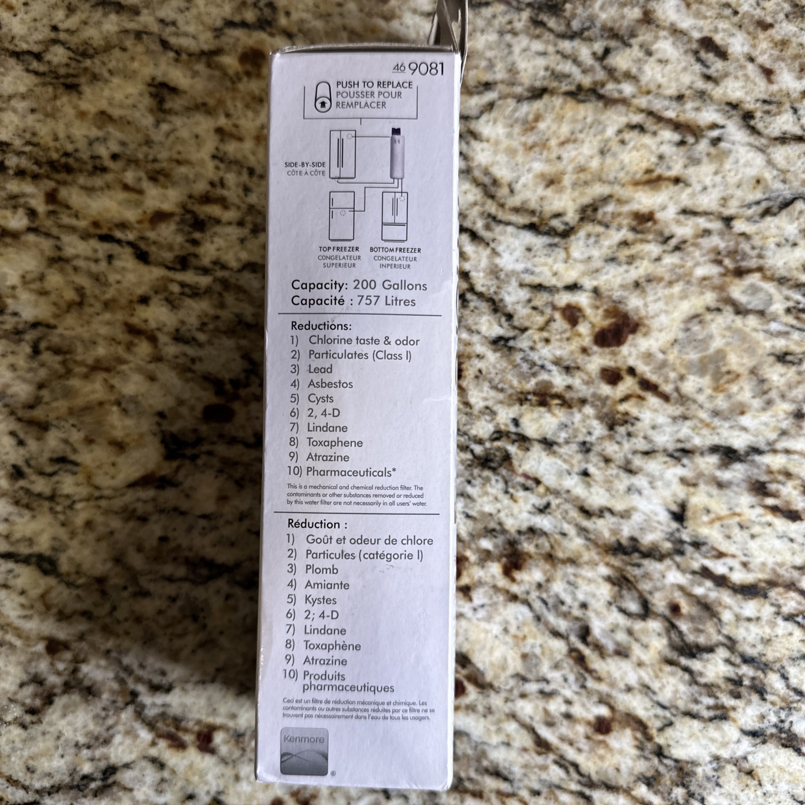 Kenmore 469081 Refrigerator Water Filter – White