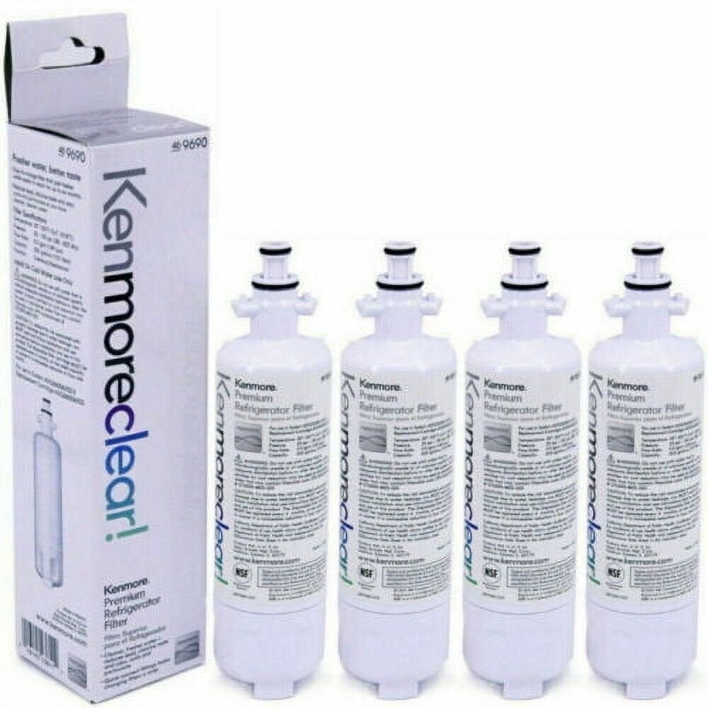 4 Pack New Kenmore 9690 469690 Replacement Refrigerator Water Filter 46-9690