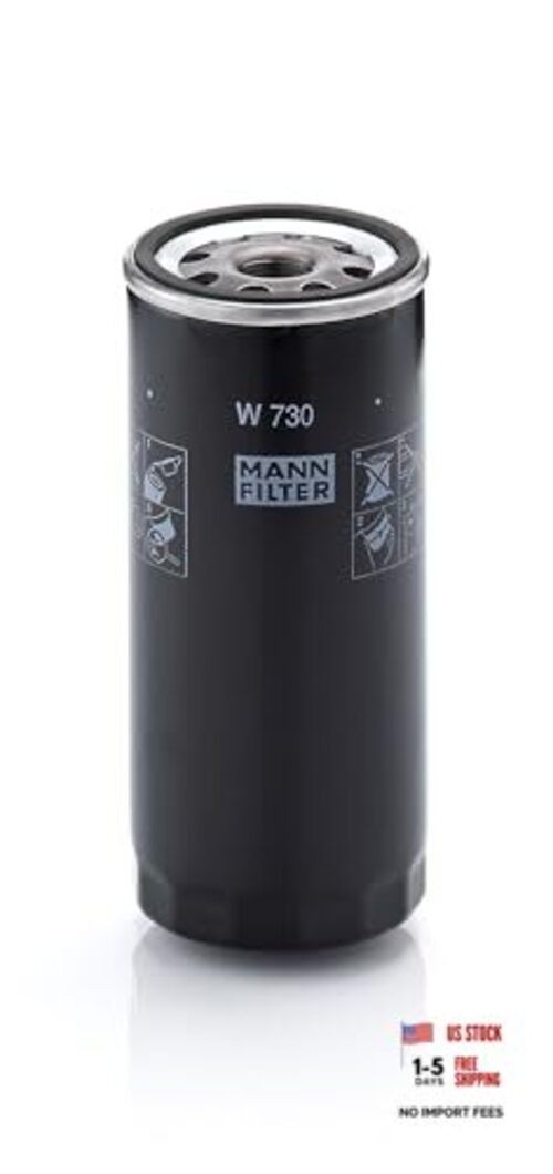 W 730 Spin-On Oil Filter Replacement Compatible With Various Porsche 928