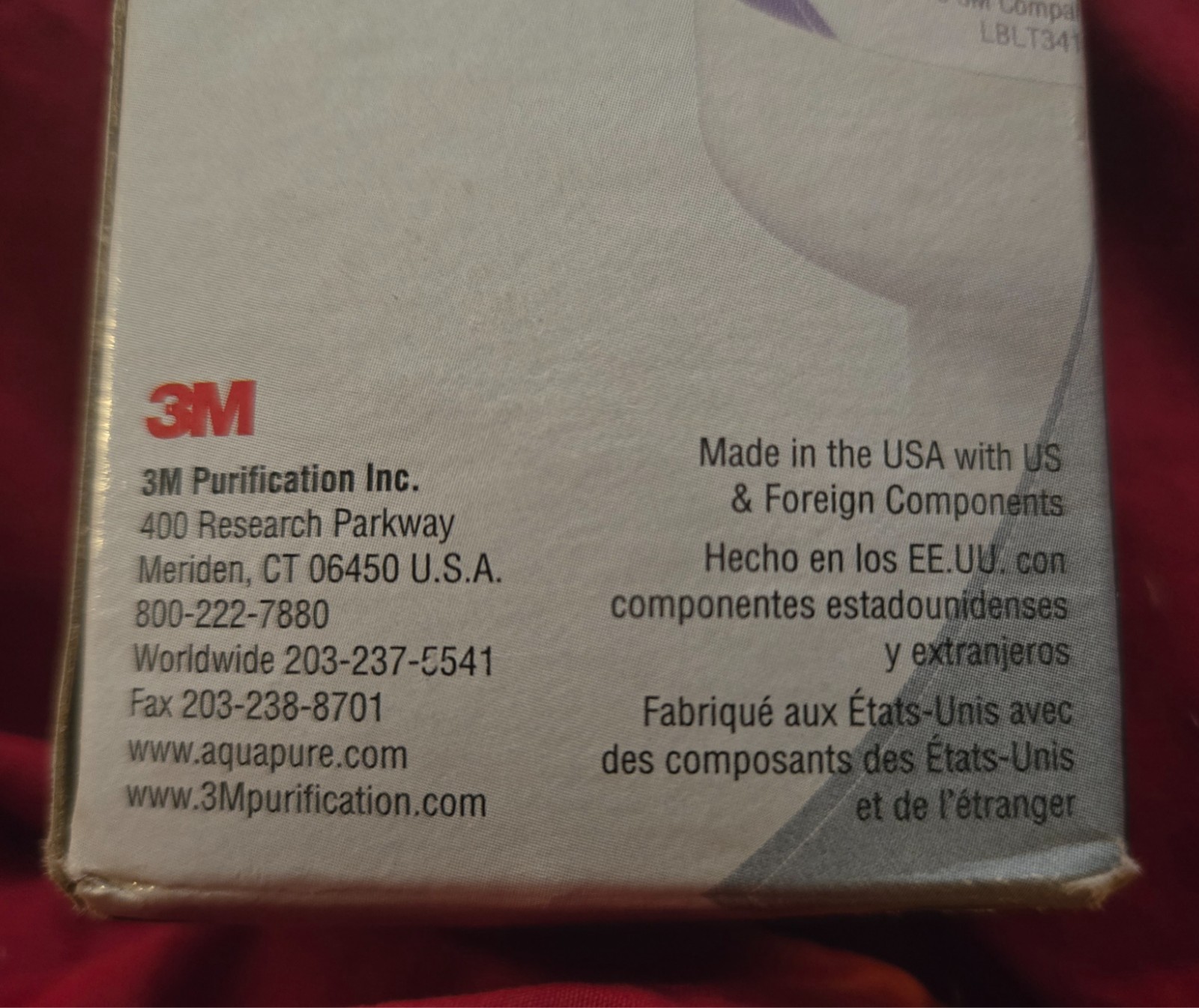 3M Aqua-Pure in-line filtration system, AP717 Triple Action Filter NEW