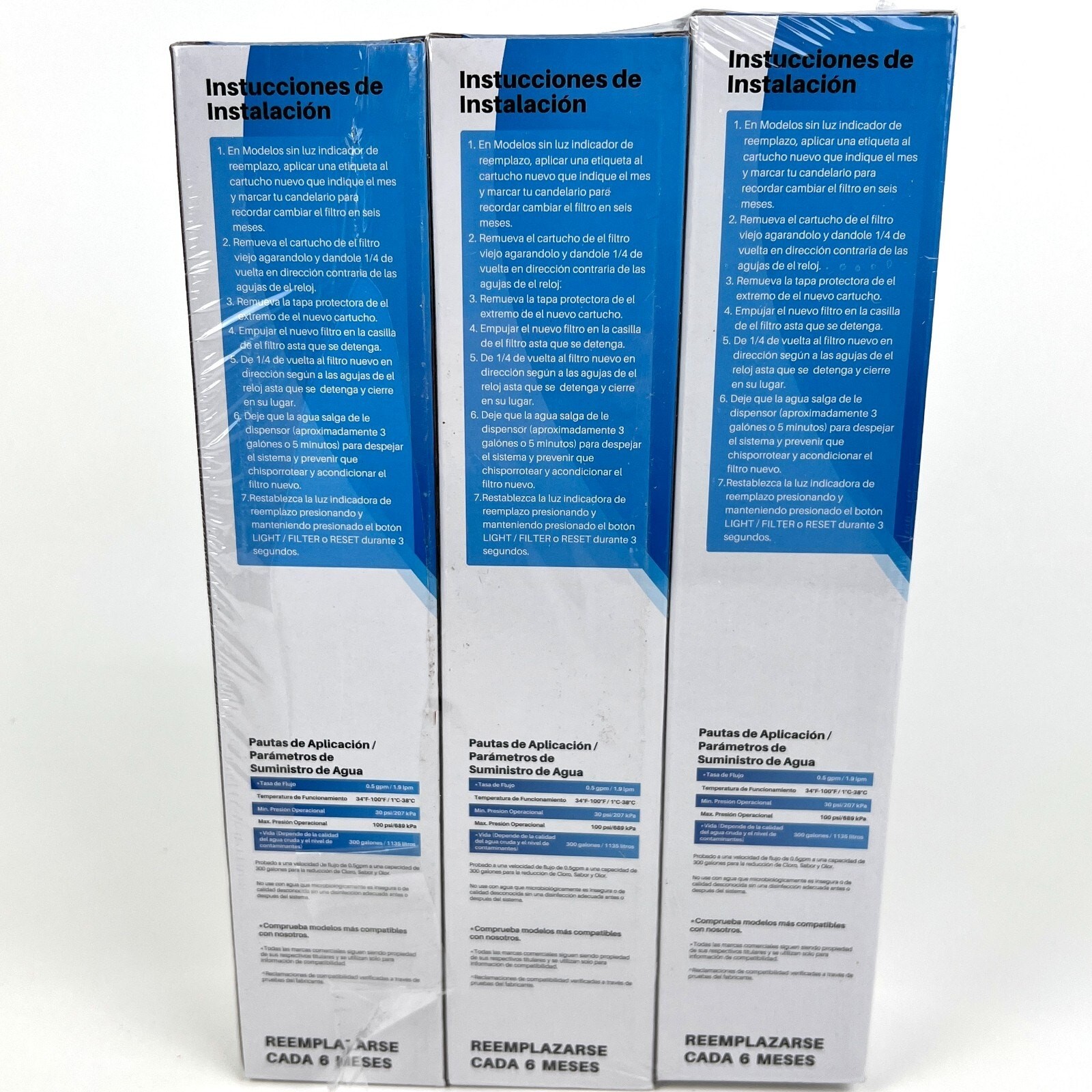 Replacement Water Filter LG LT600P Kenmore 9990 5231JA2006A Refrigerator 3-Pack