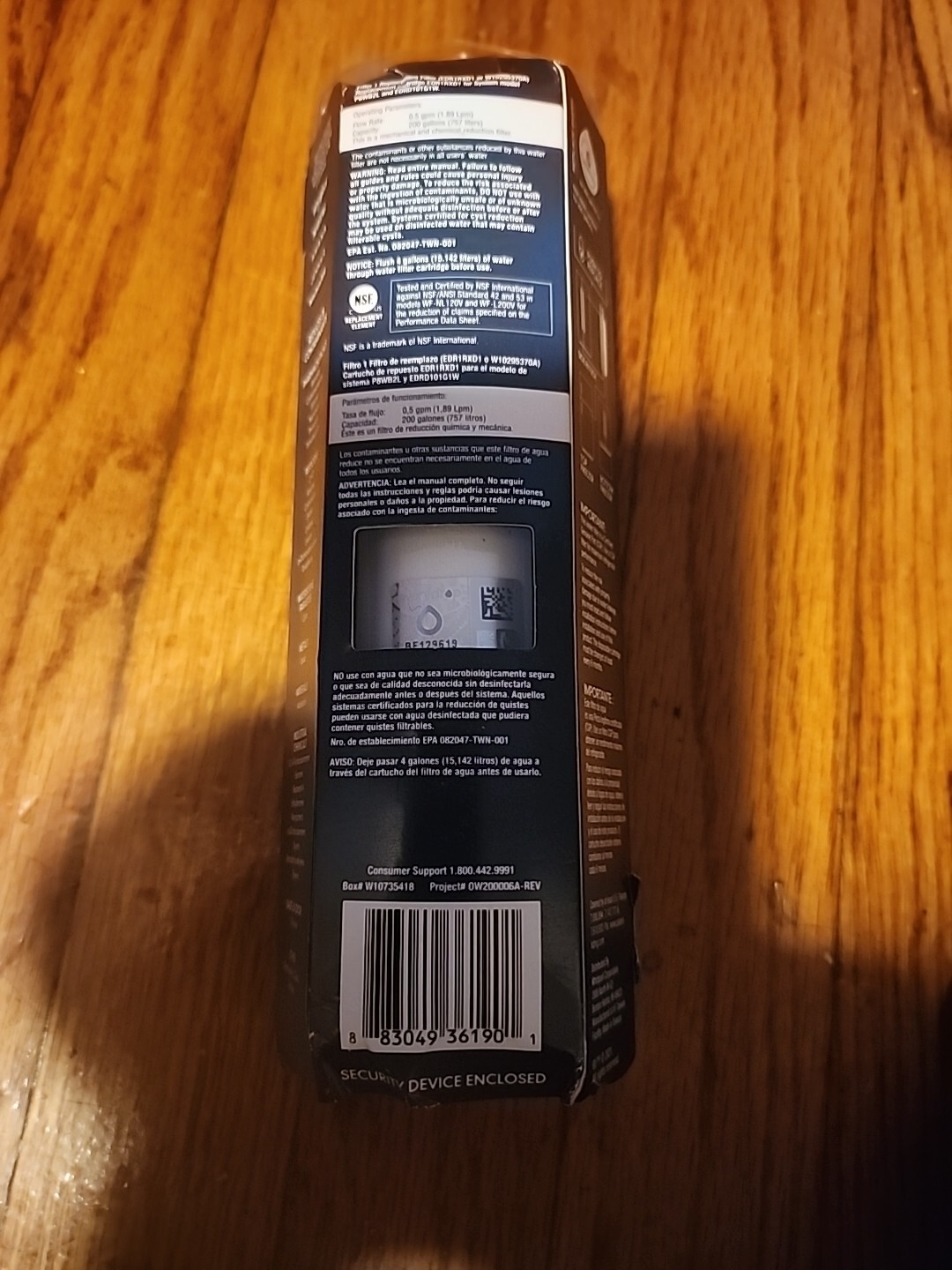 EveryDrop #1 ΕDR1RXD1 Refrigerator Ice and Water Filters Sealed New