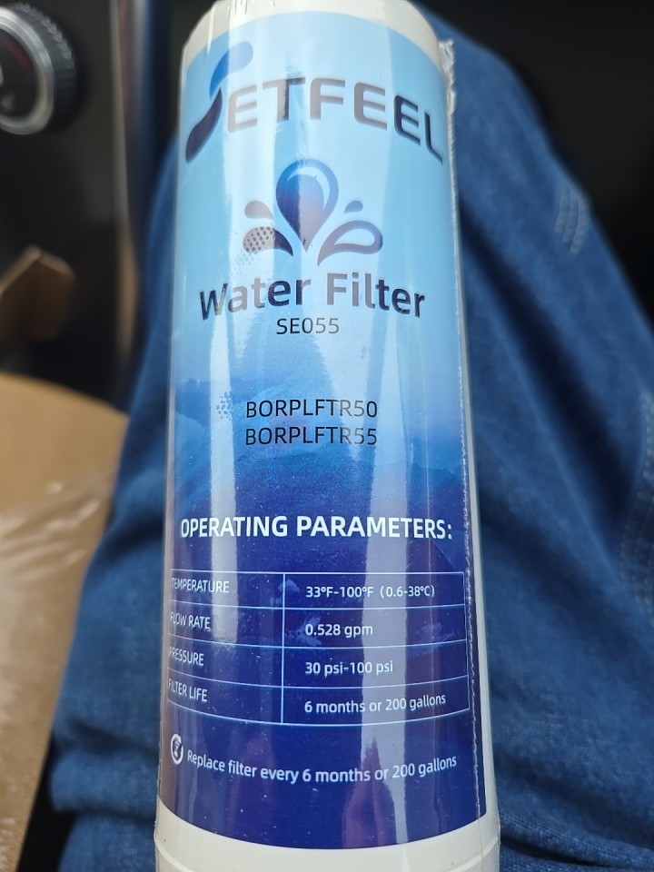 4 X NEW REFRIDG . WATER FILTER -SE055 – REPLACE BORPLFTR50 -BORPFTR55