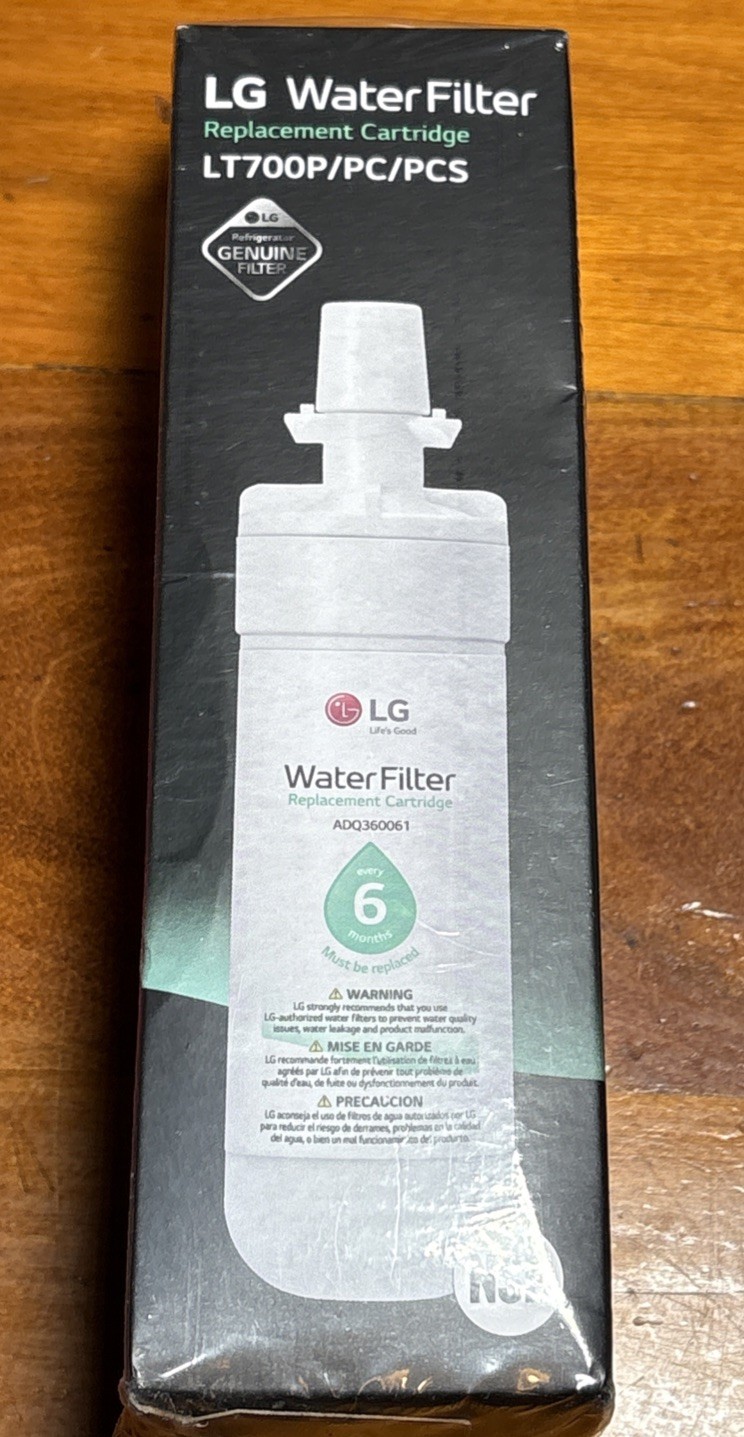 LG Water Filter Replacement Cartridge (LT1000P/PC/PCS) New SEALED