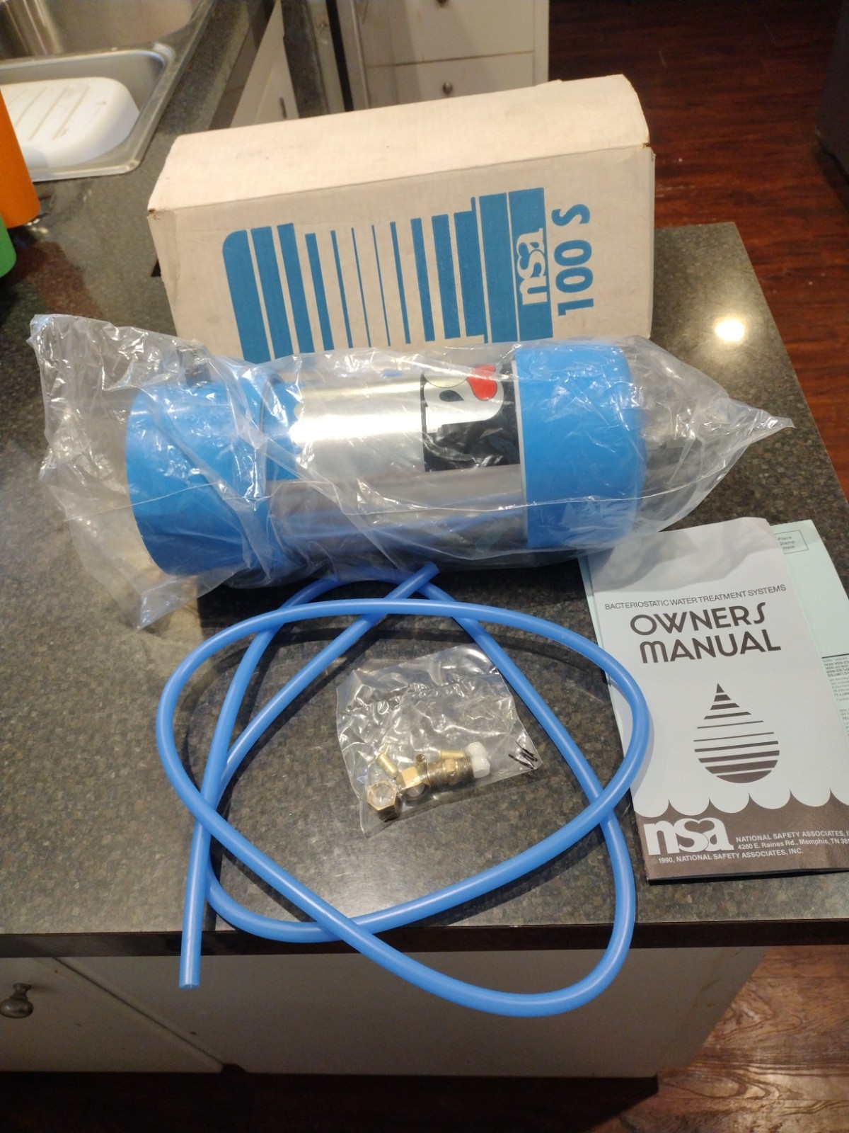 NSA Bacteriostatic Model 100S Water Treatment Filter Unit NSA100S New In Box