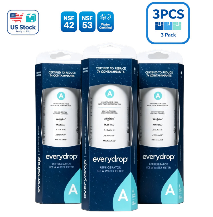 3P -Brand New Sealed | EDRARXD1 Ice and Water Refrigerator Filter A
